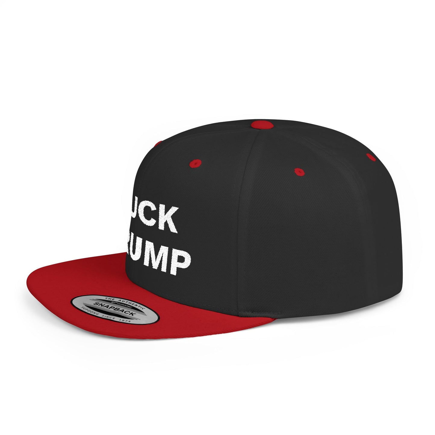 FUCK TRUMP - Flat Bill Snapback Cap