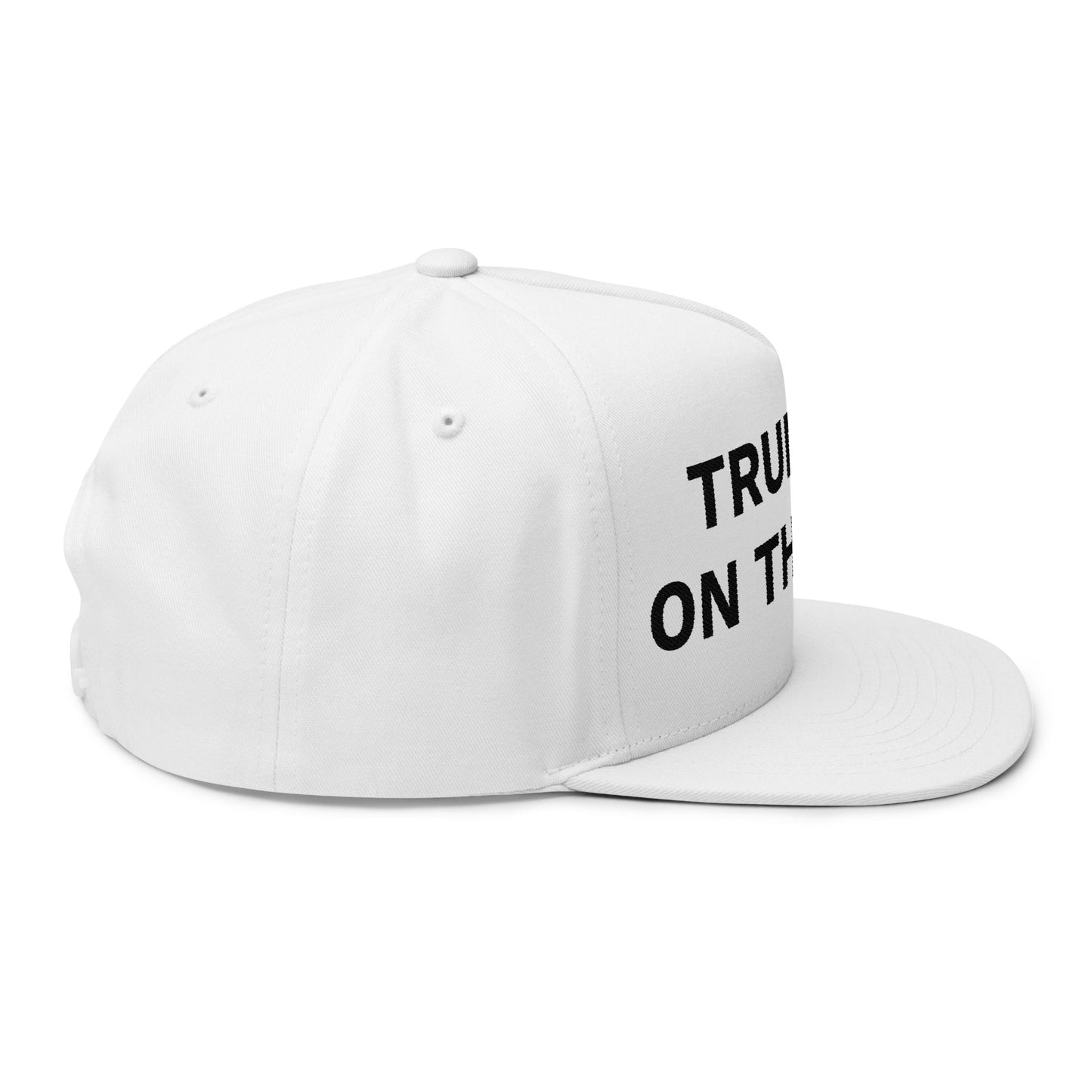 TRUMP IS ON THE LIST - Embroidered Black Letters