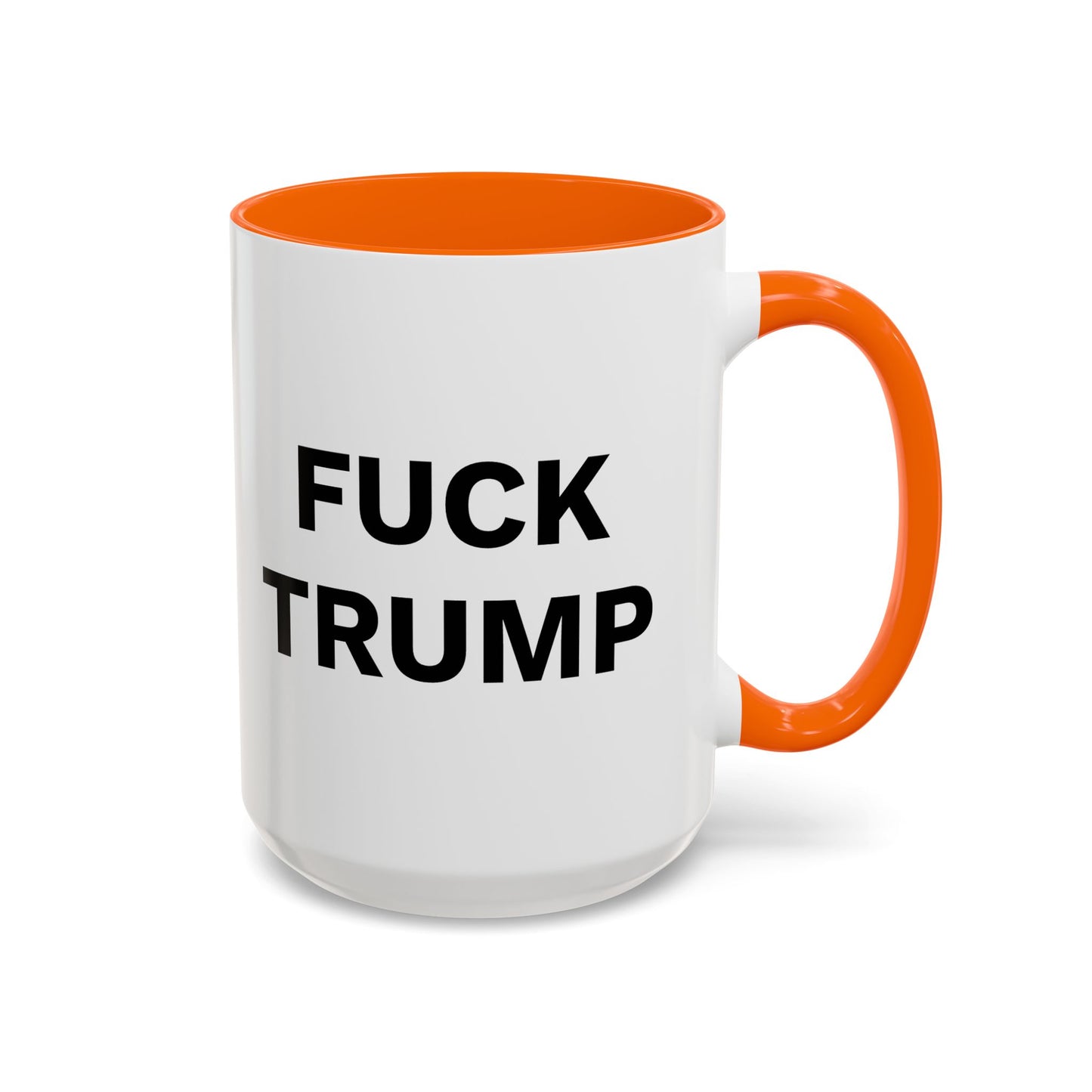 FUCK TRUMP - 2 Sided Design - Accent Coffee Mug (11, 15oz)