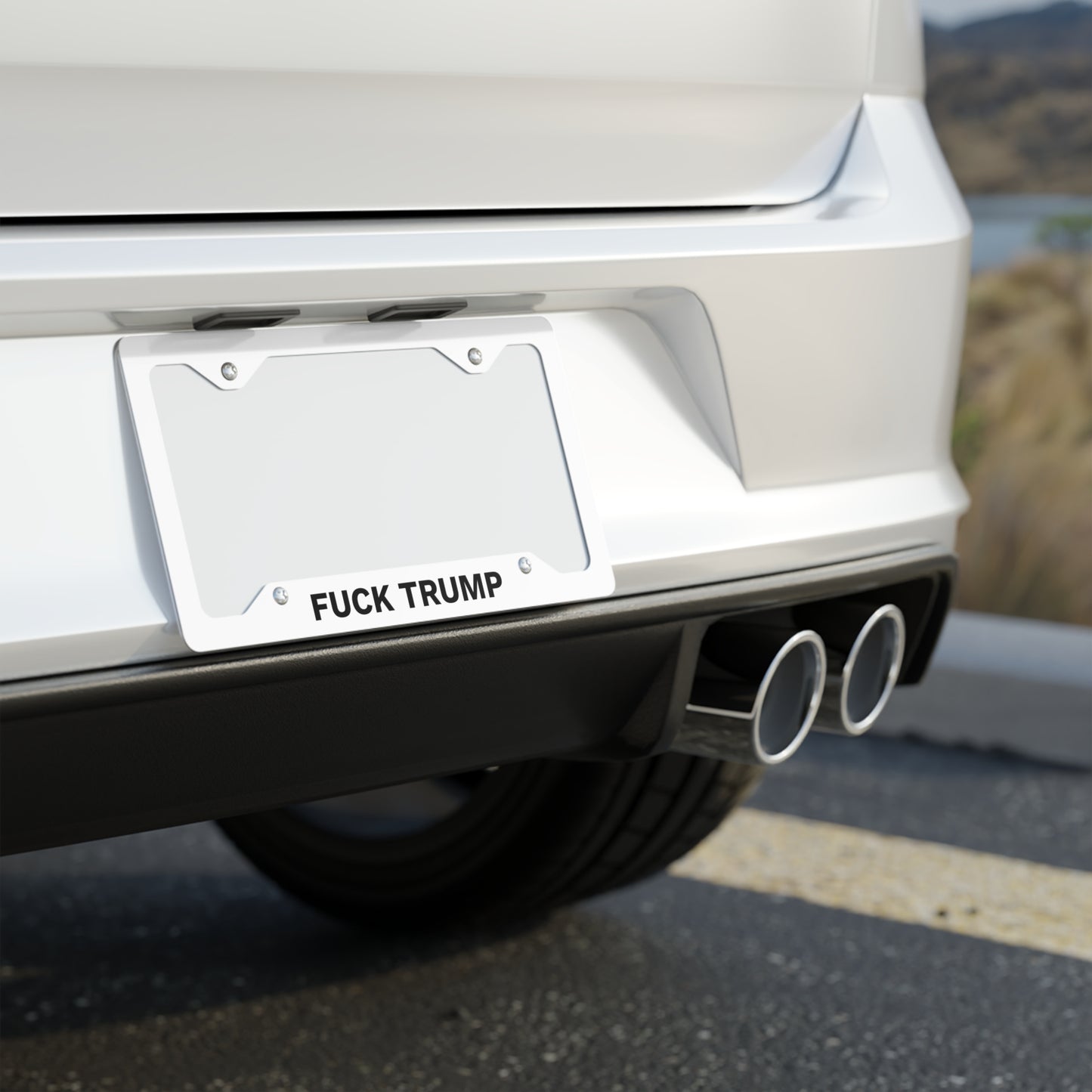 FUCK TRUMP - License Plate Frame