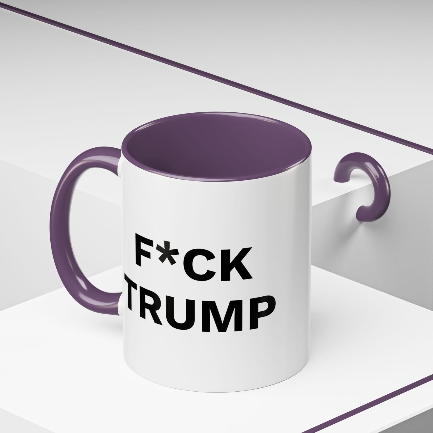 F*CK TRUMP - 2 Sided Design - Accent Coffee Mug (11, 15oz)
