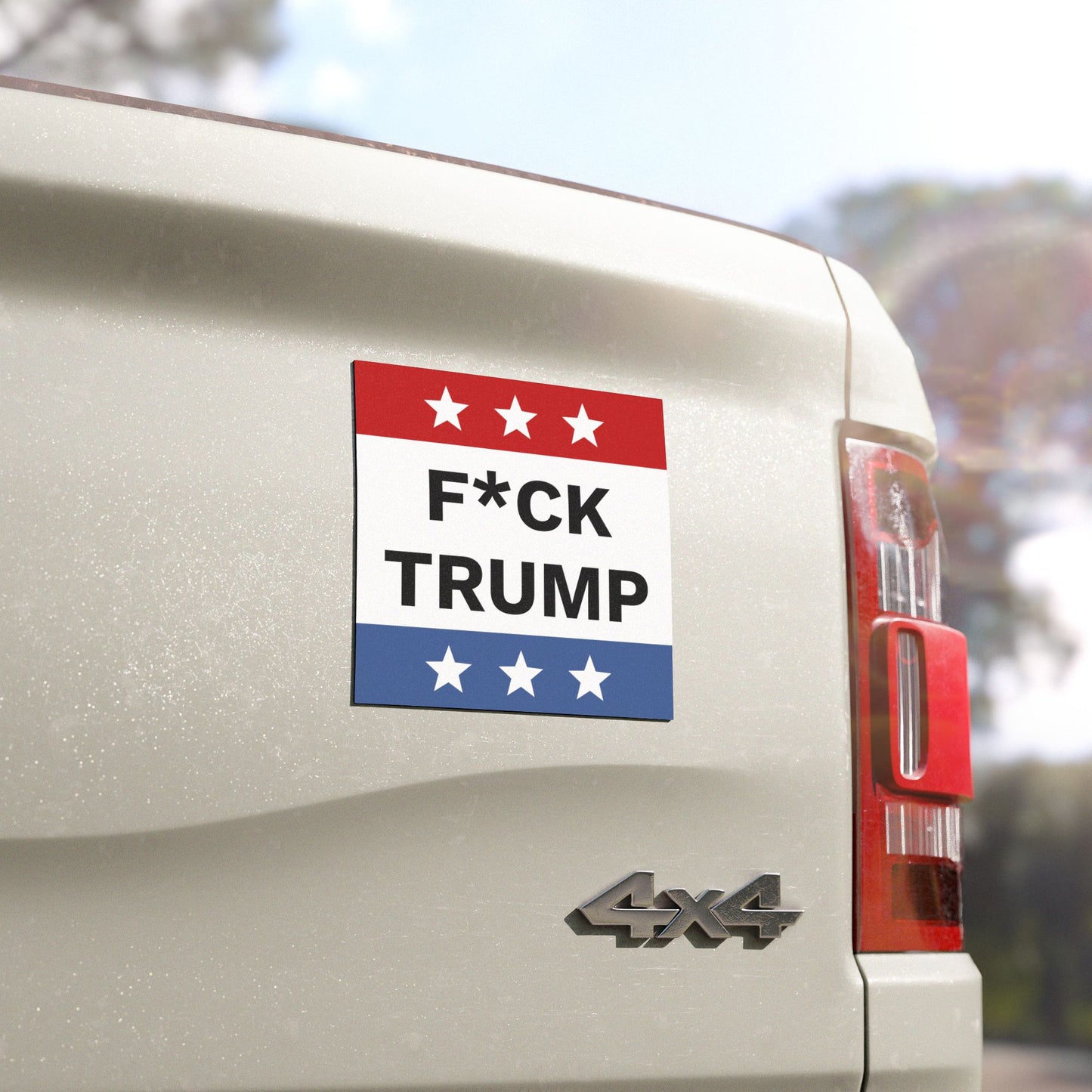 F*CK TRUMP Car Magnet