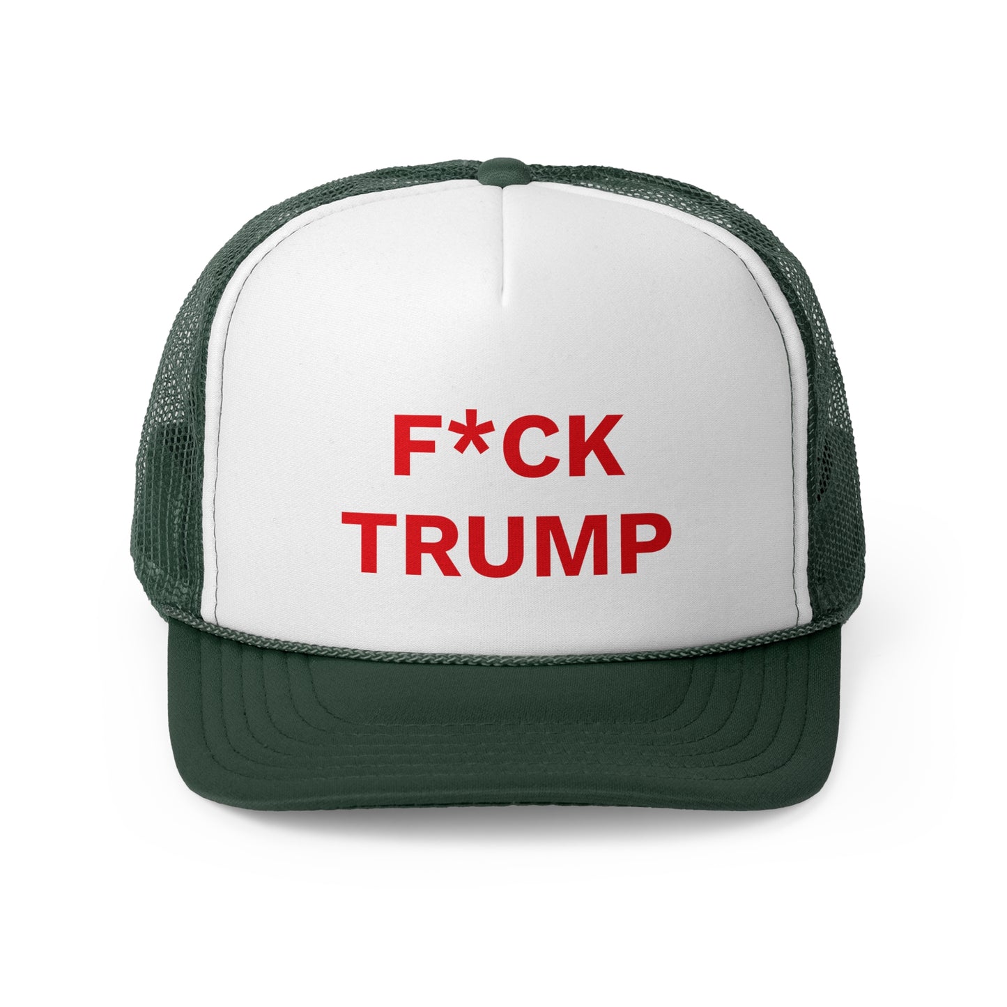 F*CK TRUMP - Trucker Caps, Red Letters, Anti-MAGA Hat