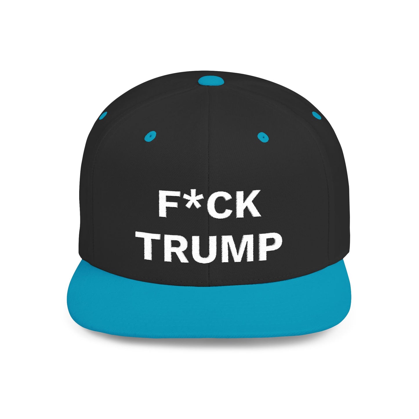 F*CK TRUMP Flat Bill Snapback Hat