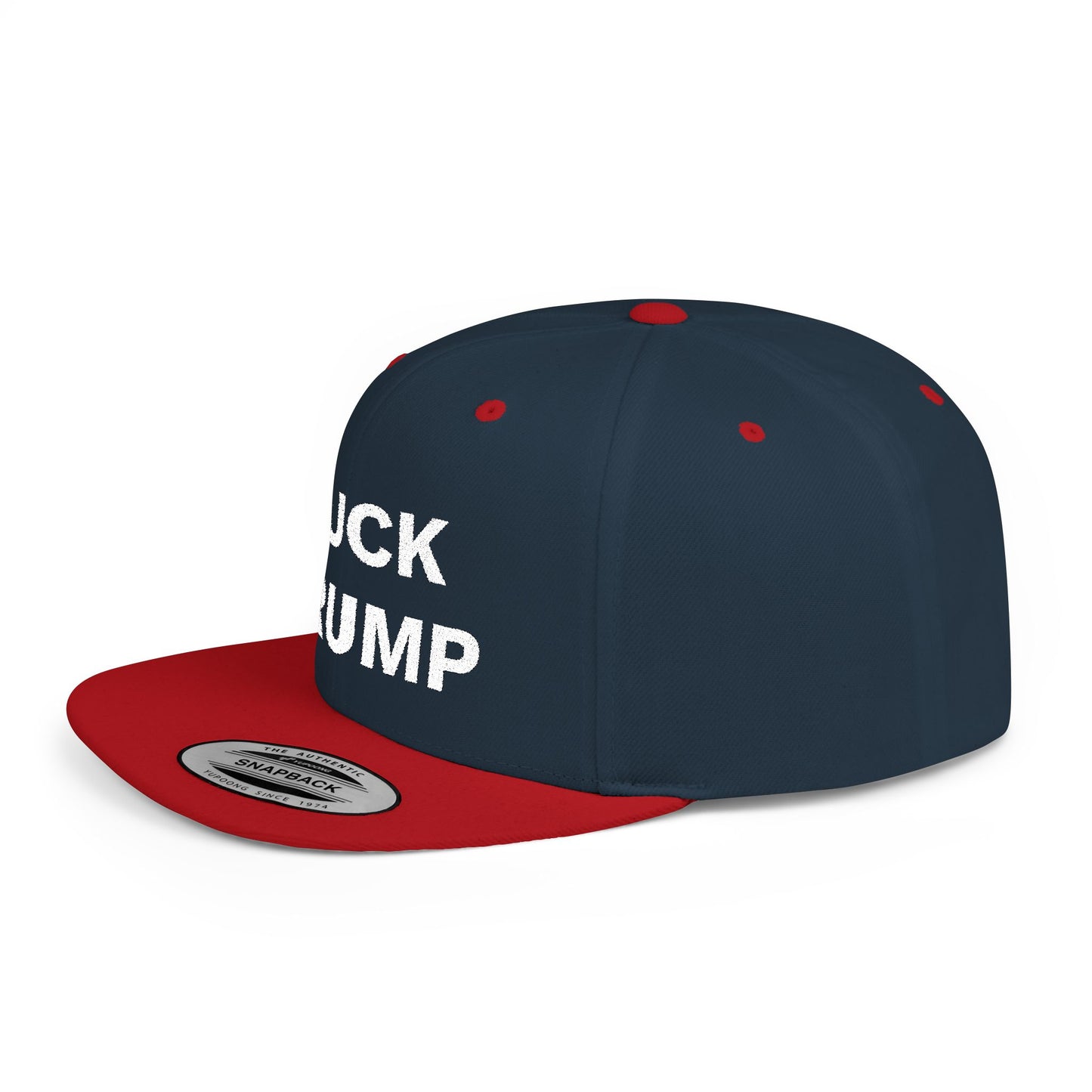 FUCK TRUMP - Flat Bill Snapback Cap