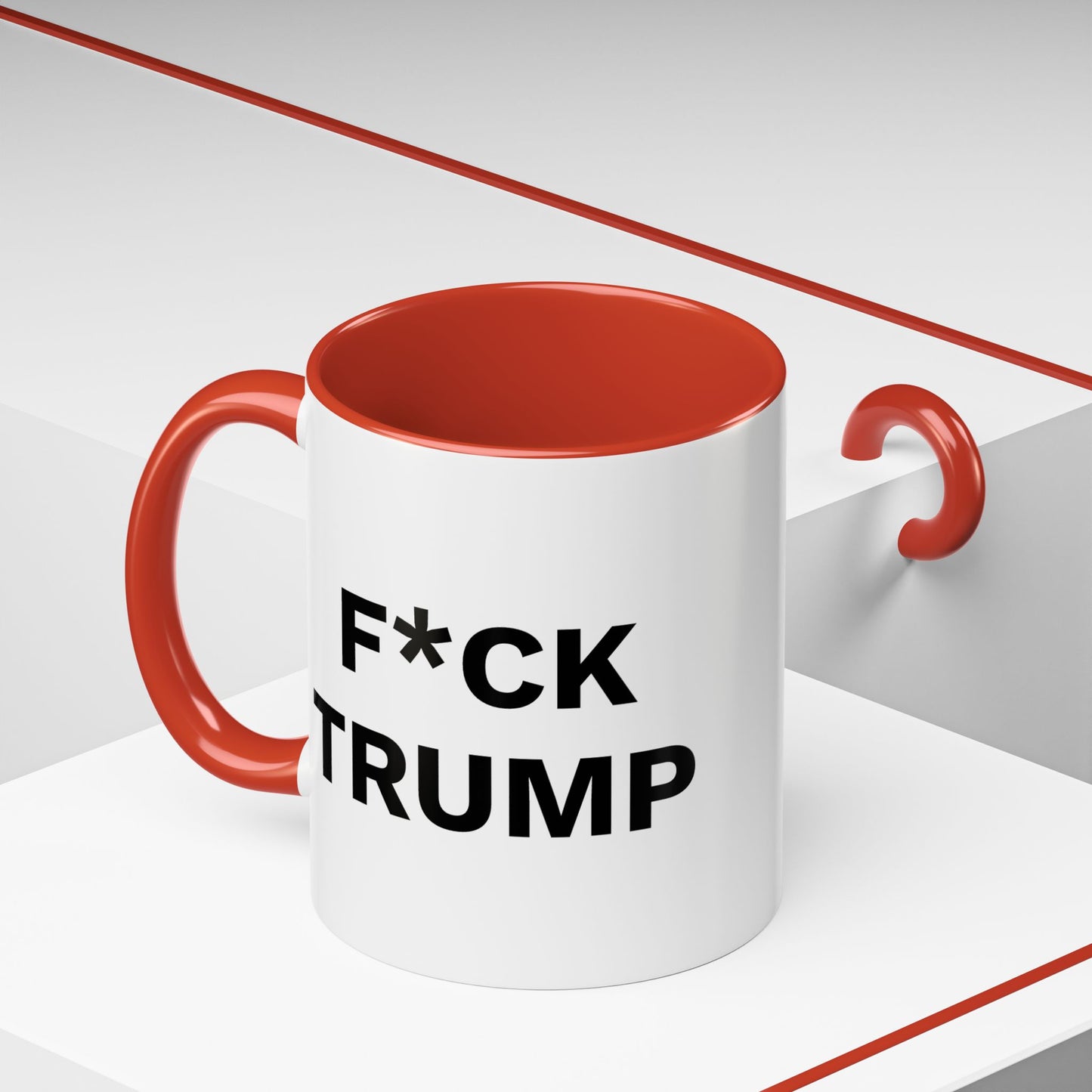 F*CK TRUMP - 2 Sided Design - Accent Coffee Mug (11, 15oz)
