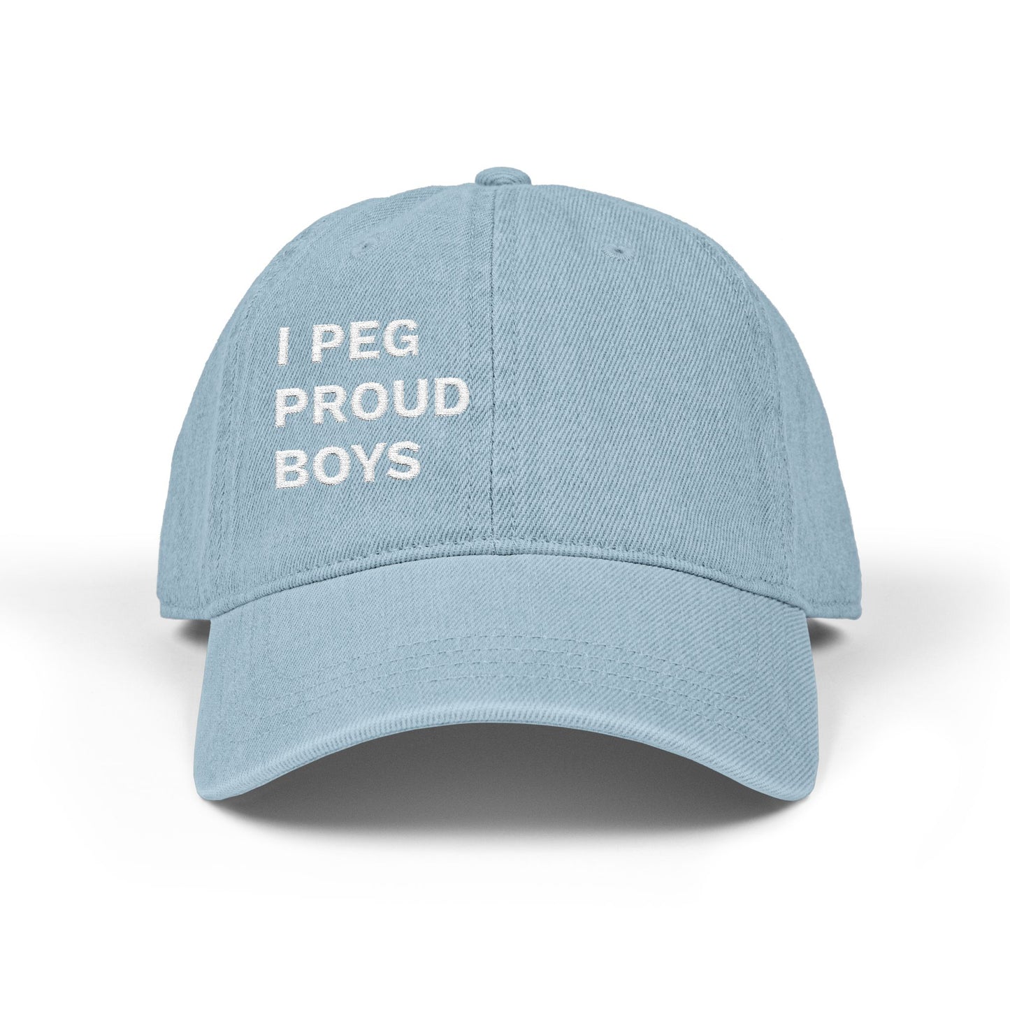 I PEG PROUD BOYS - Denim Hat (Embroidery)