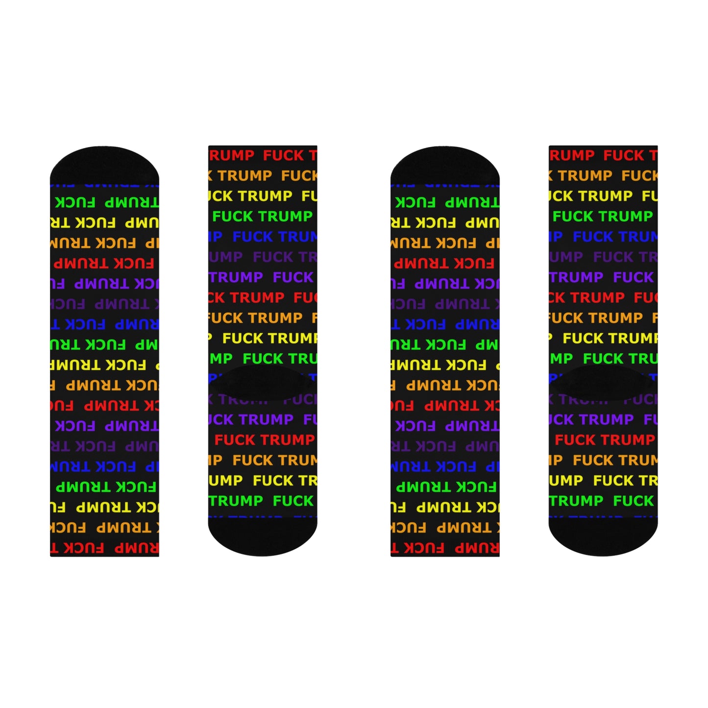 FUCK TRUMP - Black Socks