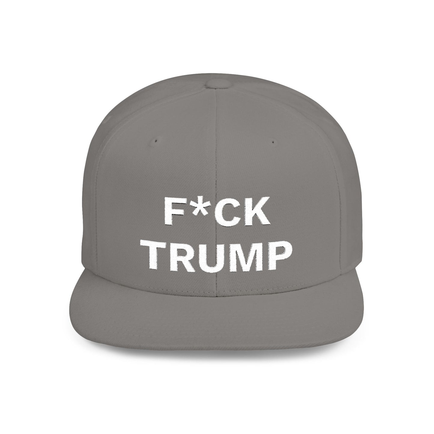 F*CK TRUMP Flat Bill Snapback Hat