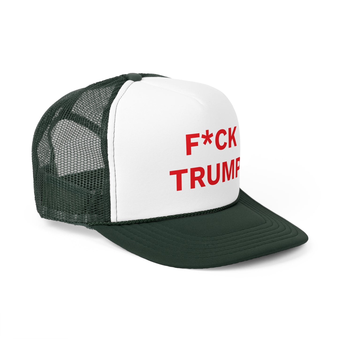 F*CK TRUMP - Trucker Caps, Red Letters, Anti-MAGA Hat