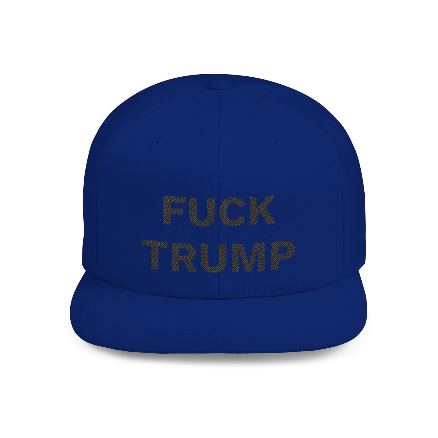 FUCK TRUMP Flat Bill Snapback Cap