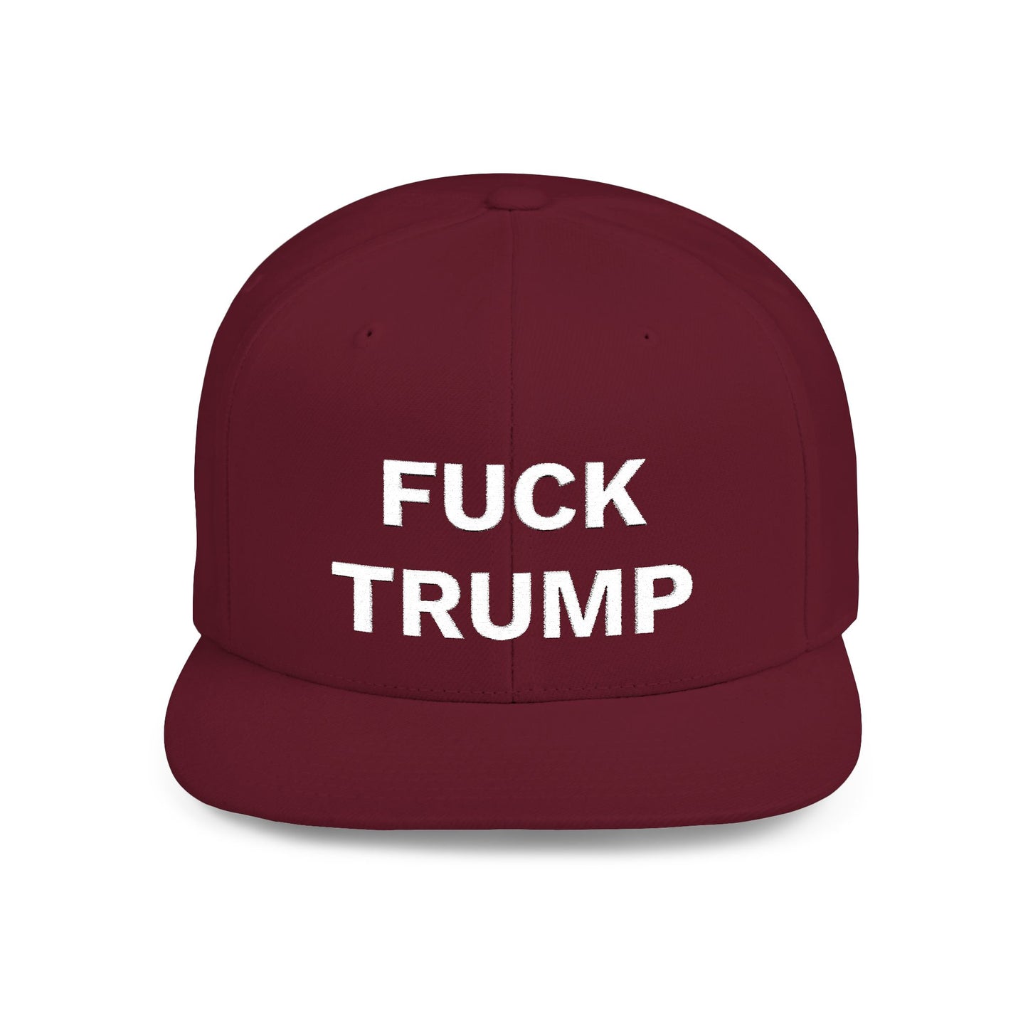 FUCK TRUMP - Flat Bill Snapback Cap