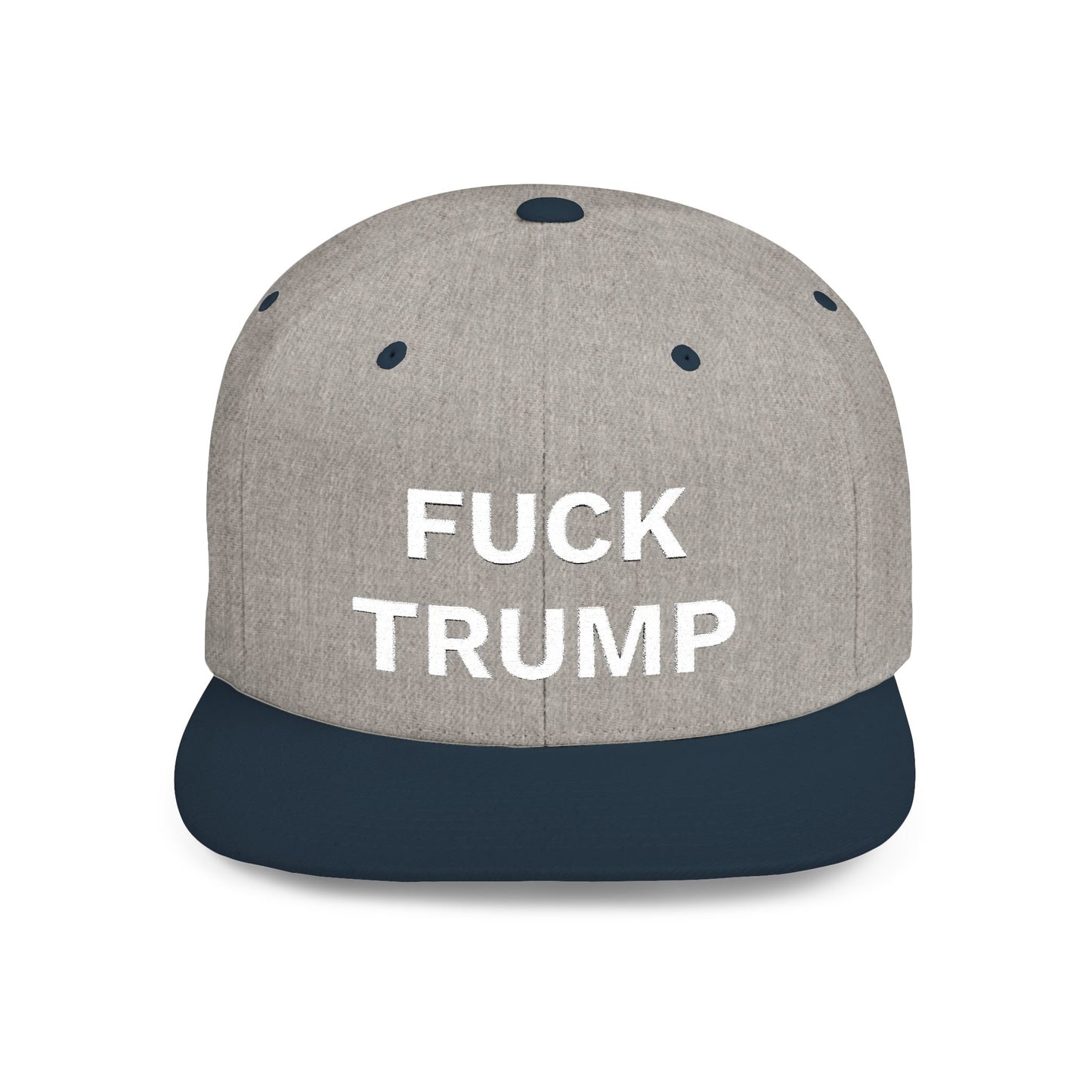 FUCK TRUMP - Flat Bill Snapback Cap