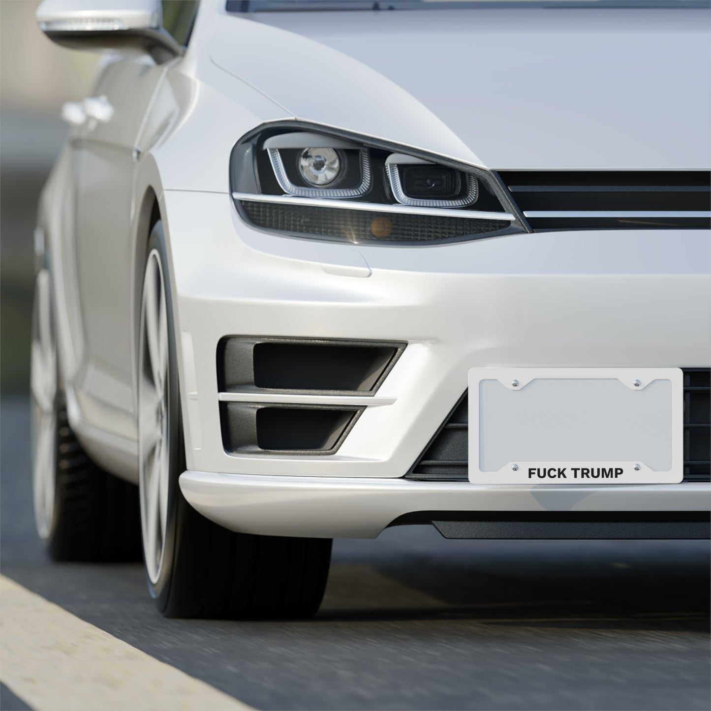 FUCK TRUMP - License Plate Frame