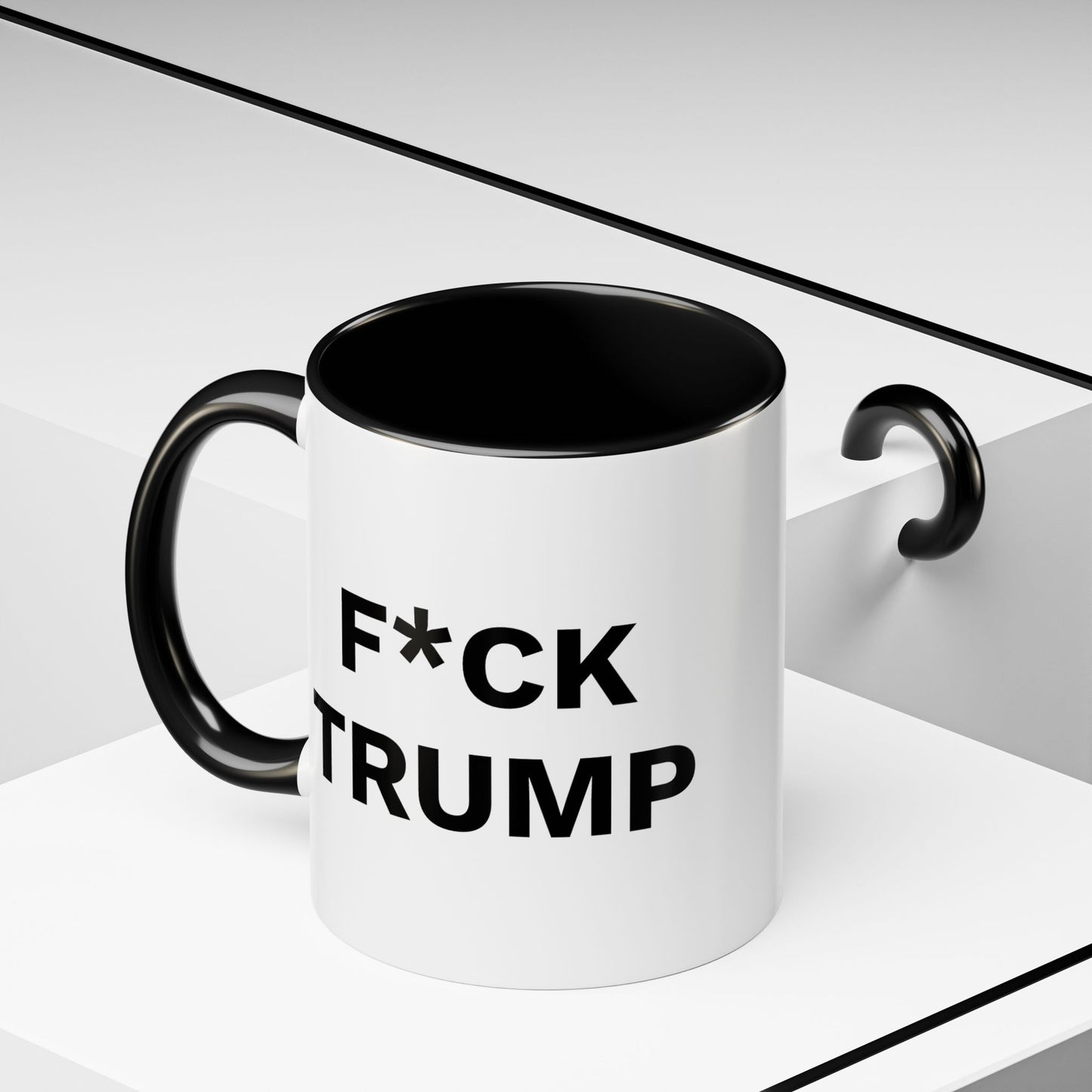 F*CK TRUMP - 2 Sided Design - Accent Coffee Mug (11, 15oz)