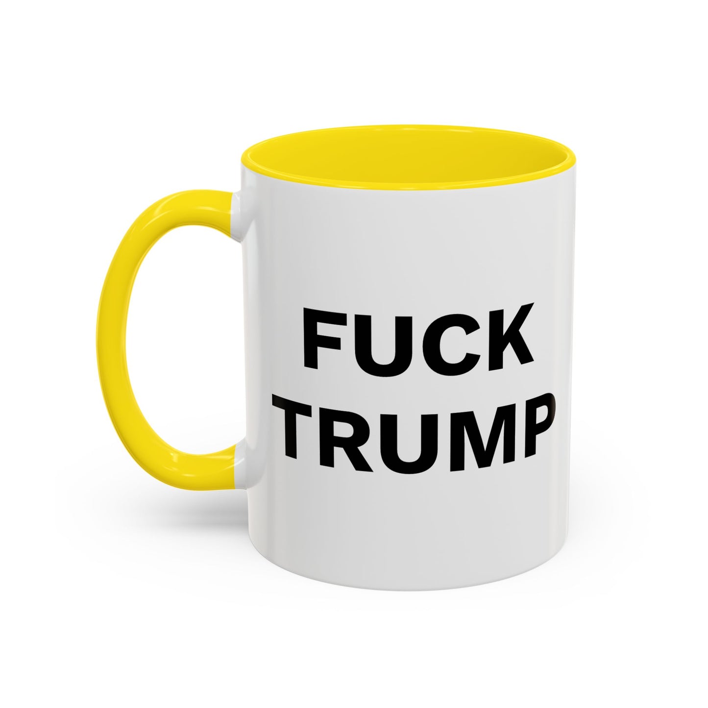 FUCK TRUMP - 2 Sided Design - Accent Coffee Mug (11, 15oz)
