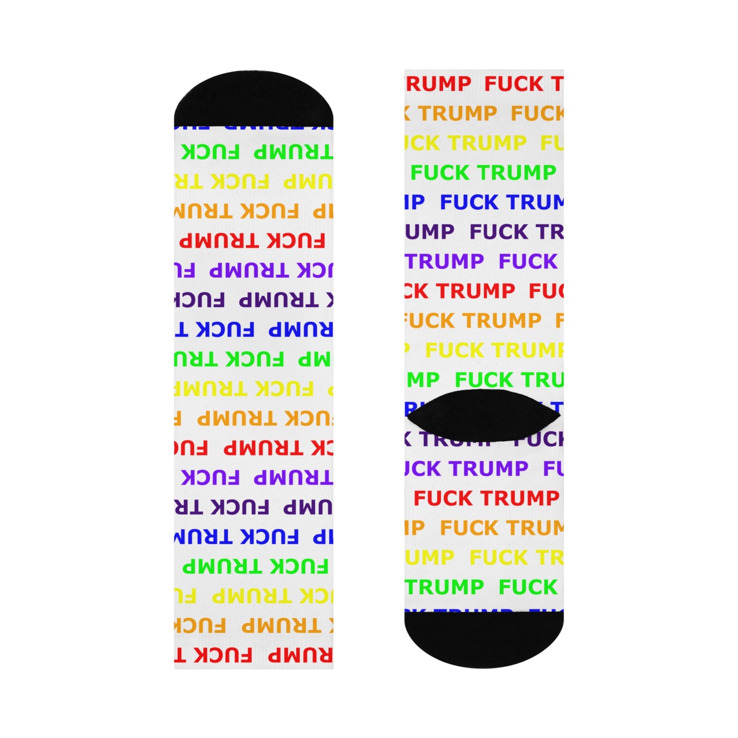 FUCK TRUMP - White Socks