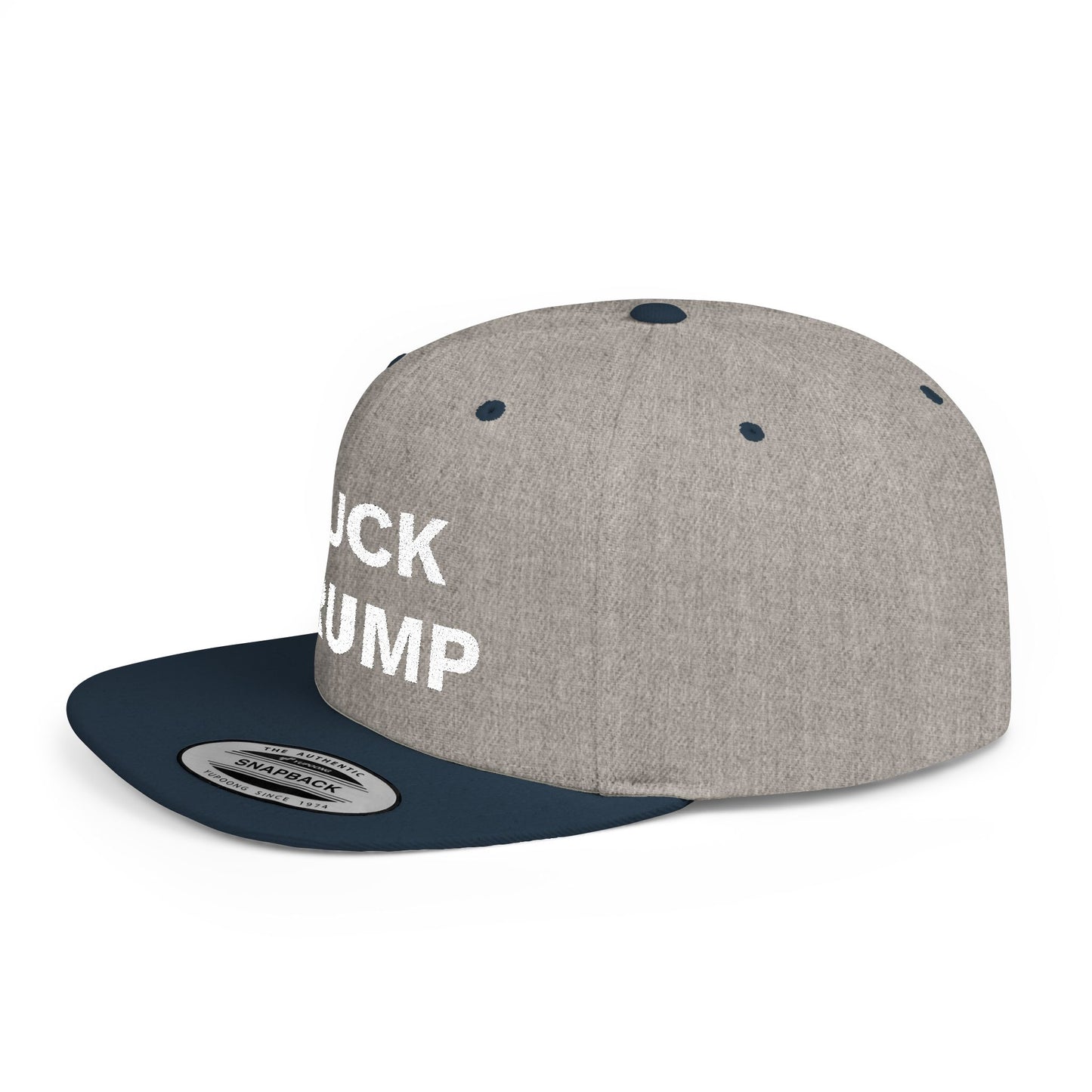 FUCK TRUMP - Flat Bill Snapback Cap