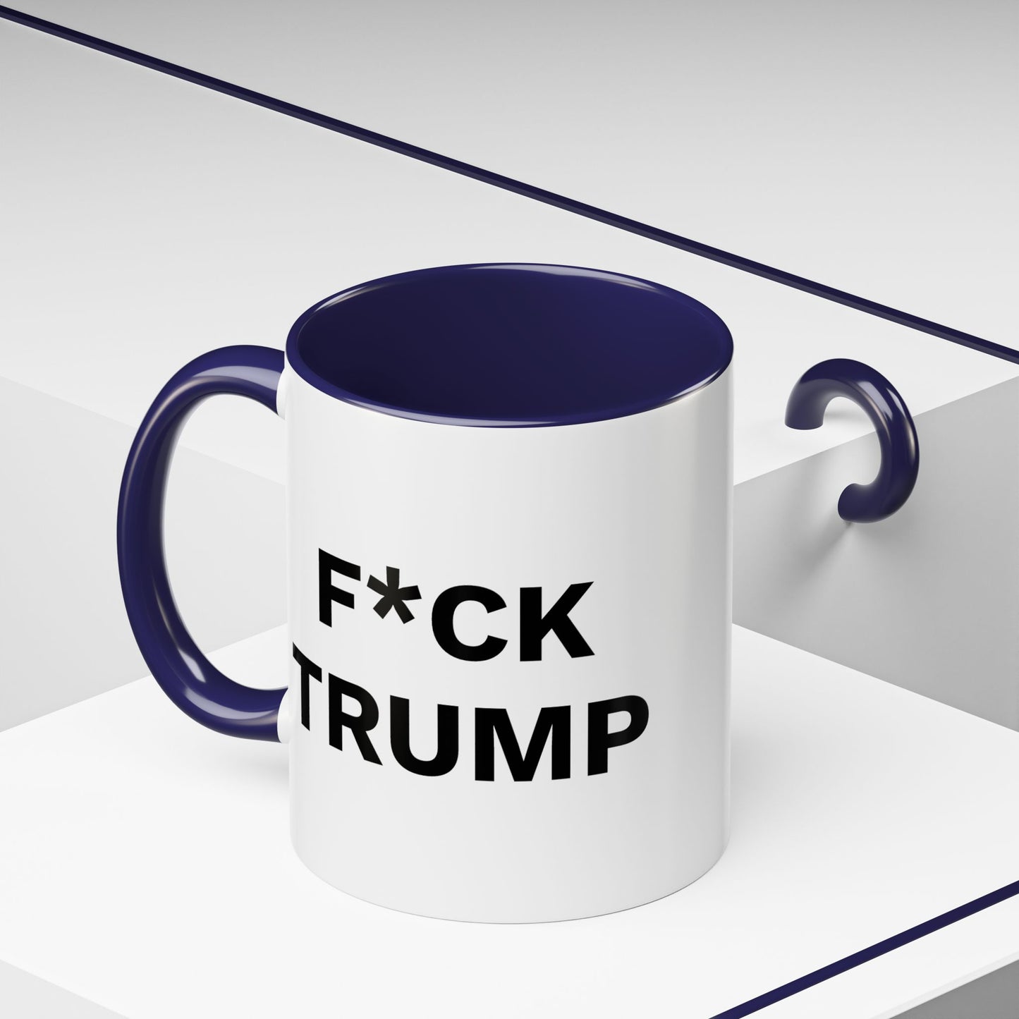 F*CK TRUMP - 2 Sided Design - Accent Coffee Mug (11, 15oz)