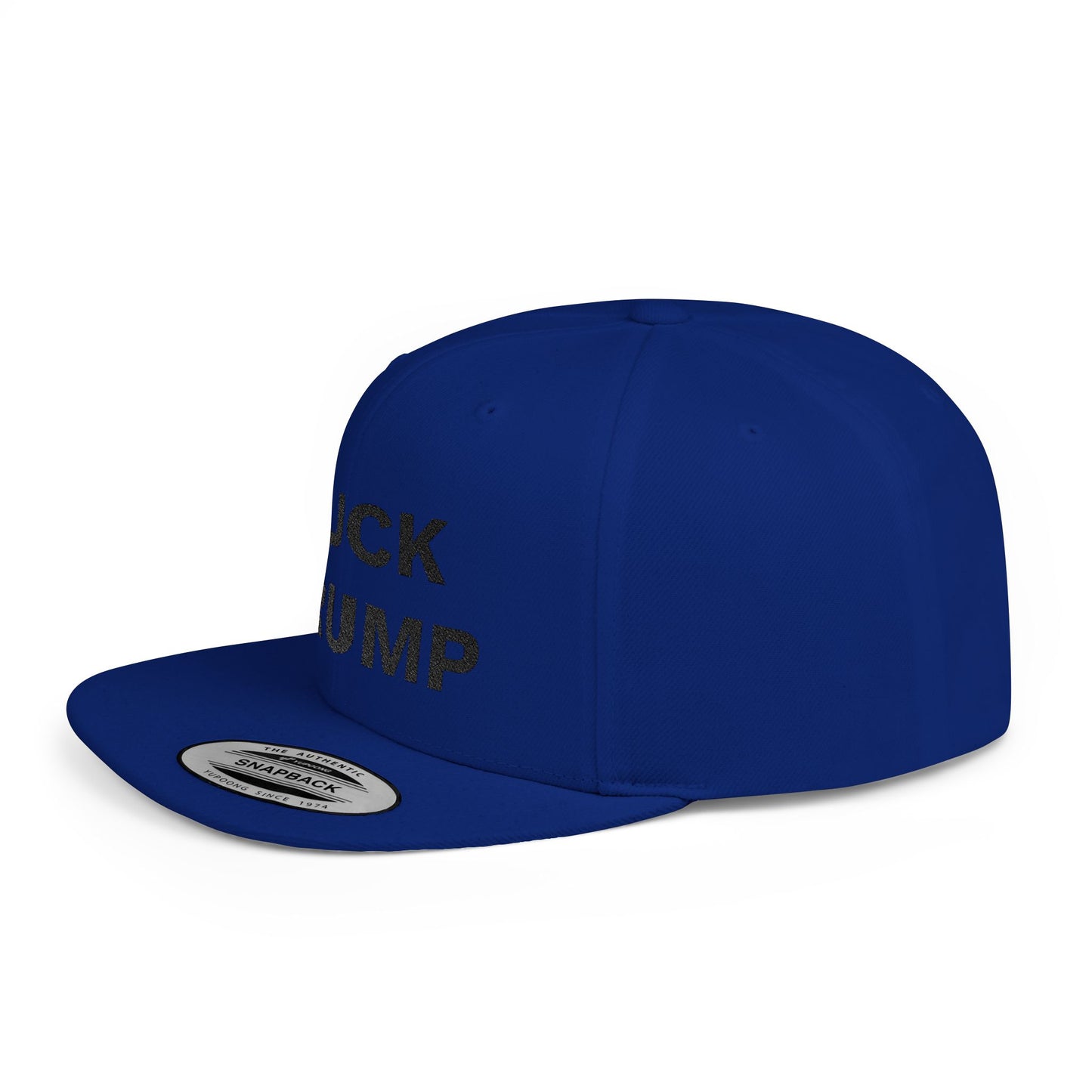 FUCK TRUMP Flat Bill Snapback Cap