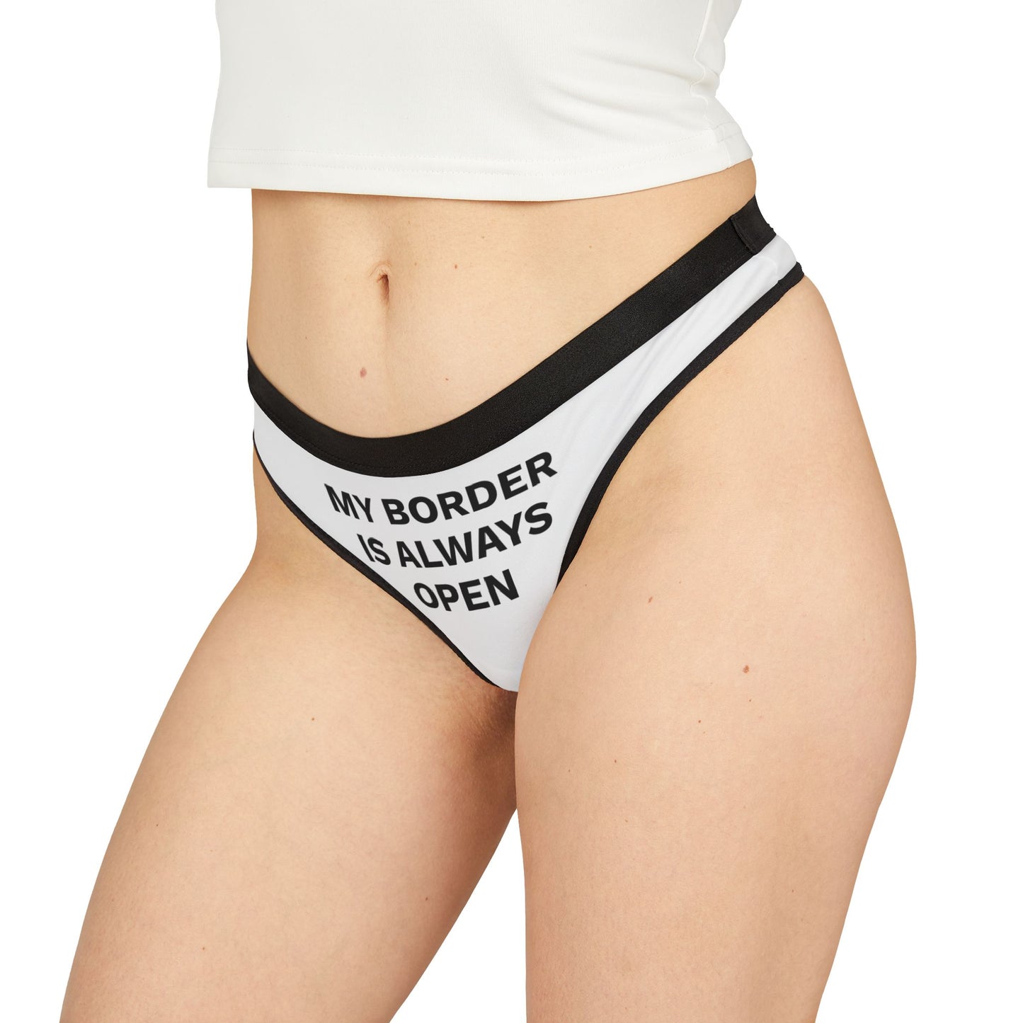 MY BORDER IS ALWAYS OPEN - Women's Thongs