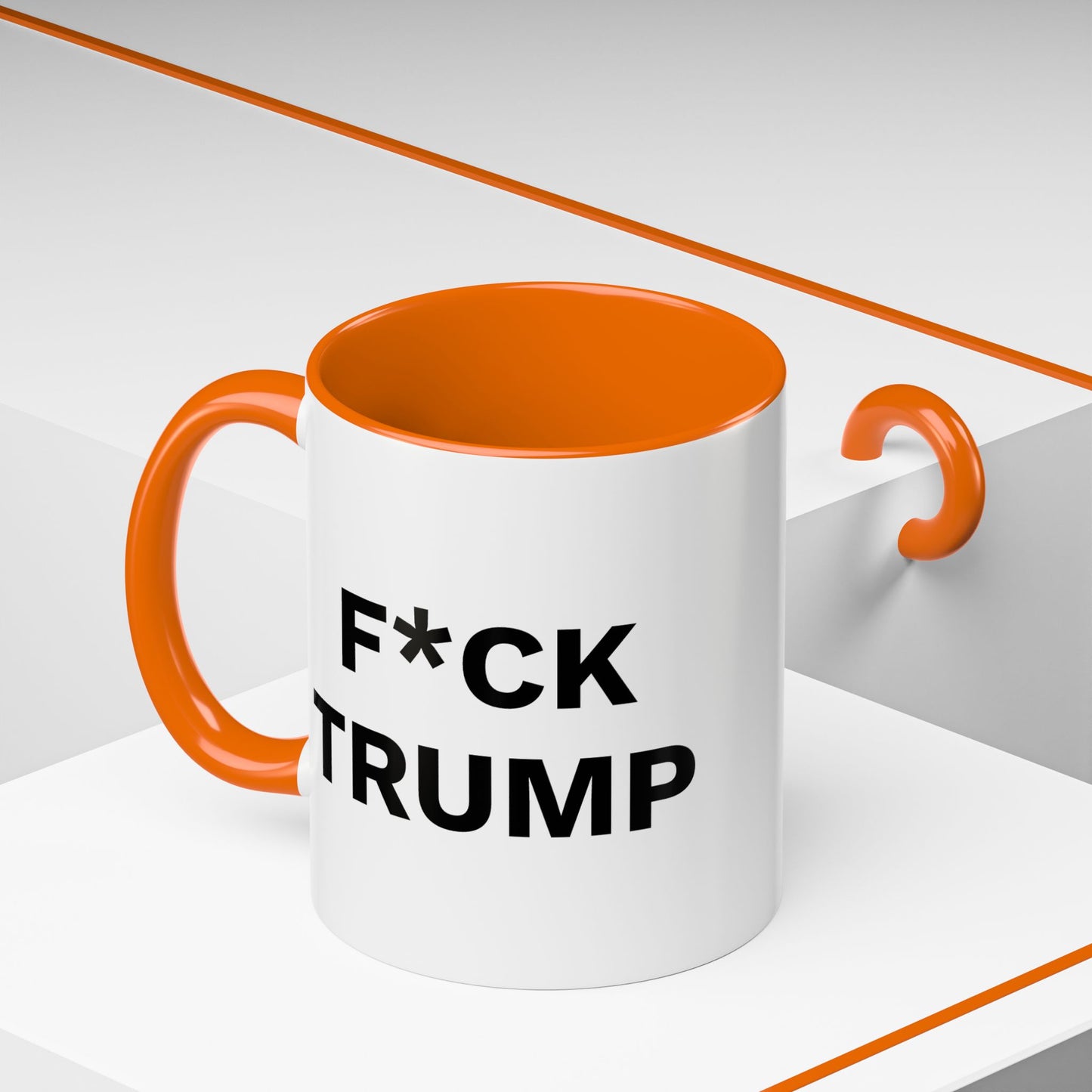F*CK TRUMP - 2 Sided Design - Accent Coffee Mug (11, 15oz)