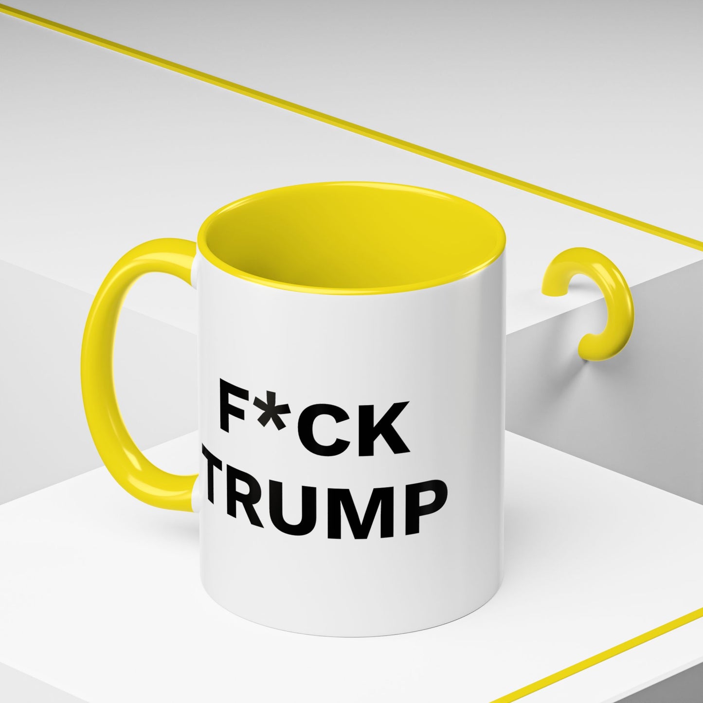 F*CK TRUMP - 2 Sided Design - Accent Coffee Mug (11, 15oz)