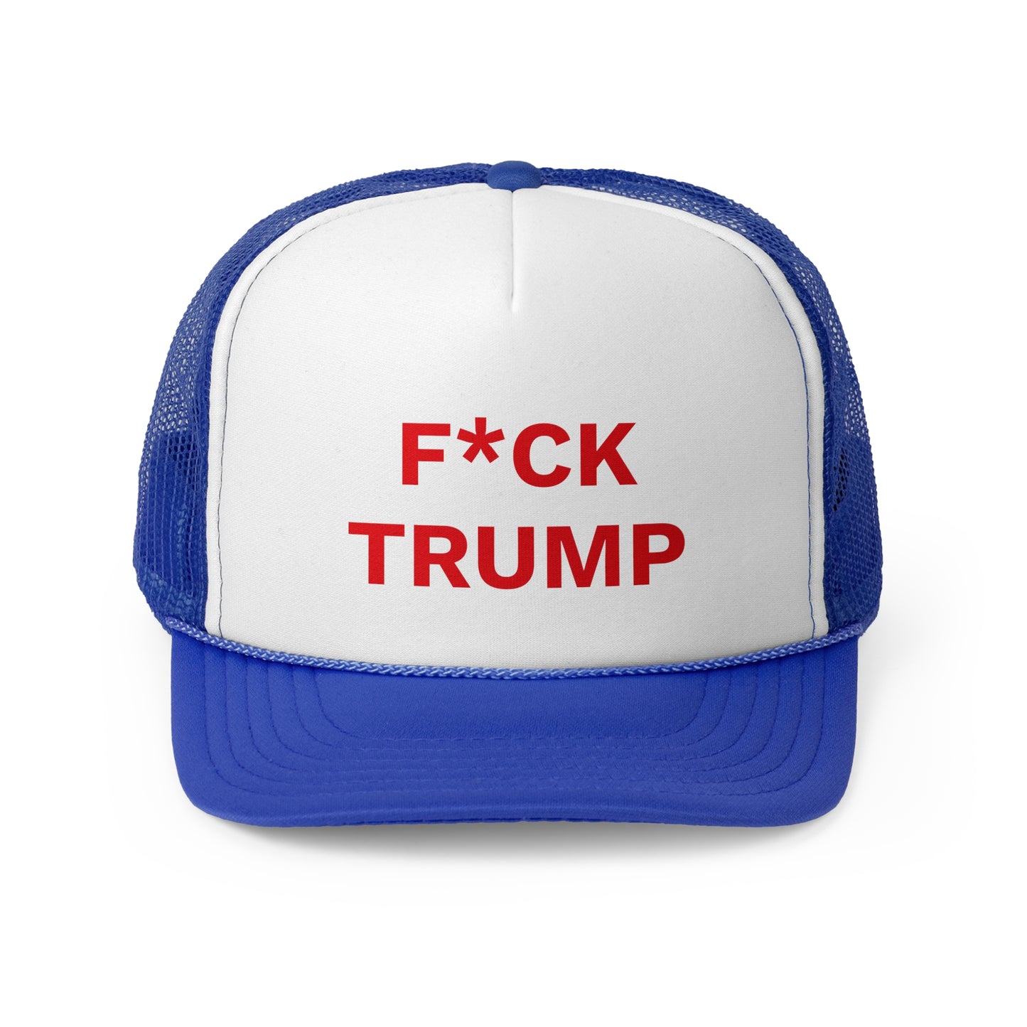F*CK TRUMP - Trucker Caps, Red Letters, Anti-MAGA Hat