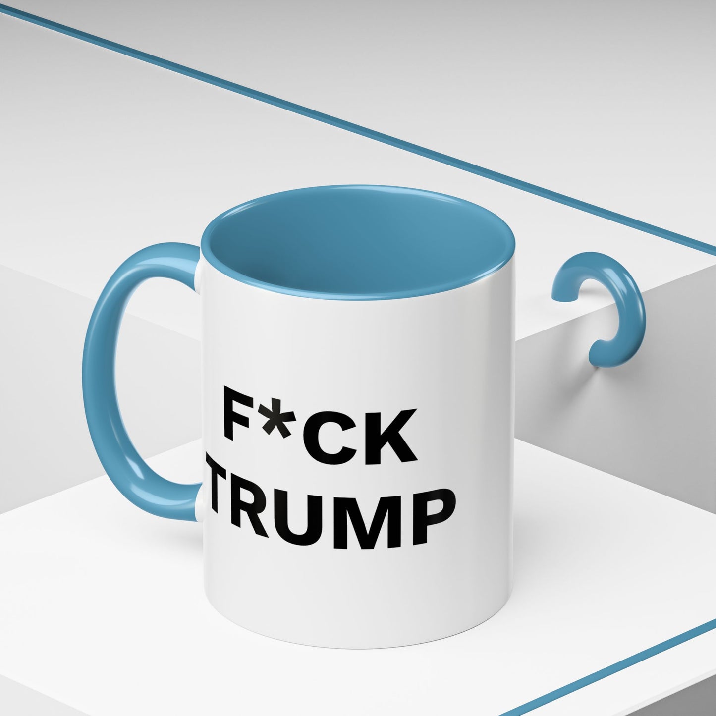 F*CK TRUMP - 2 Sided Design - Accent Coffee Mug (11, 15oz)