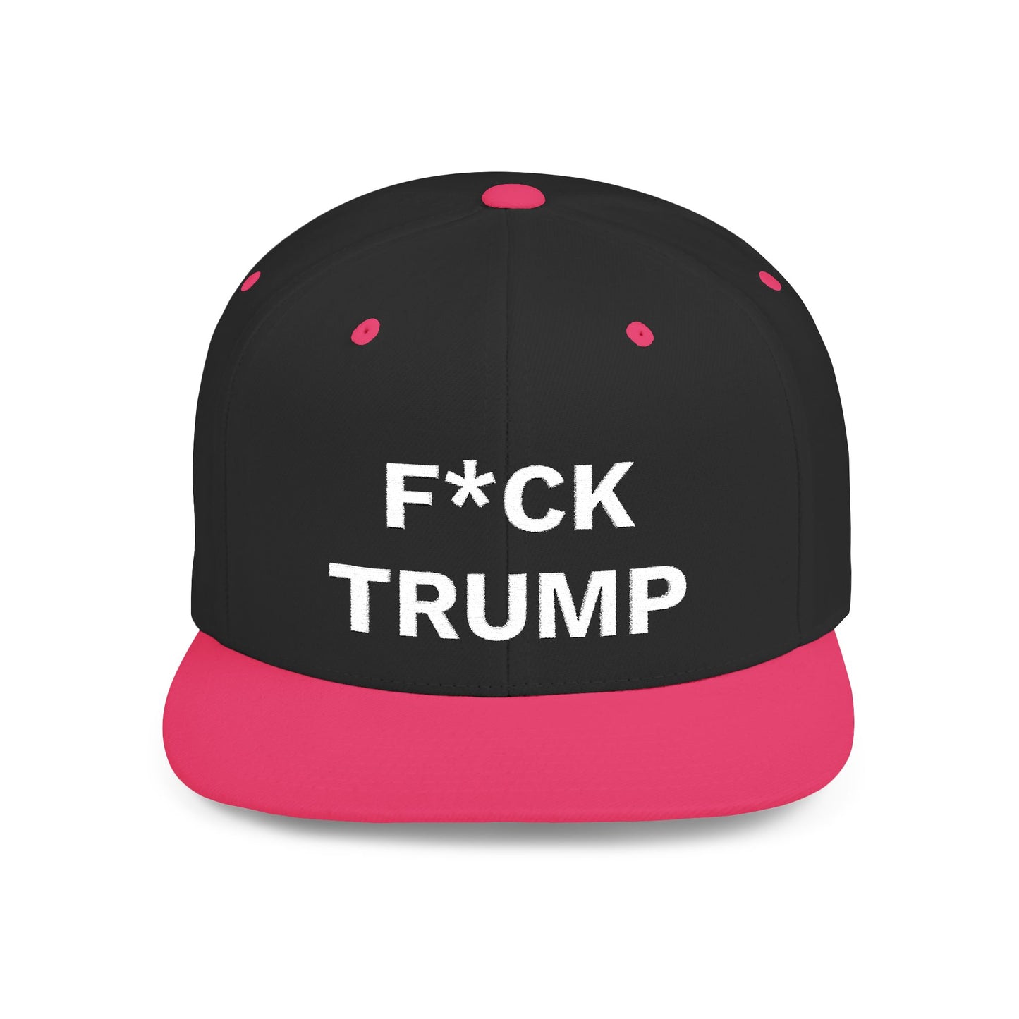 F*CK TRUMP Flat Bill Snapback Hat