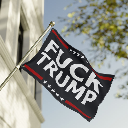 FUCK TRUMP Double Sided Flag