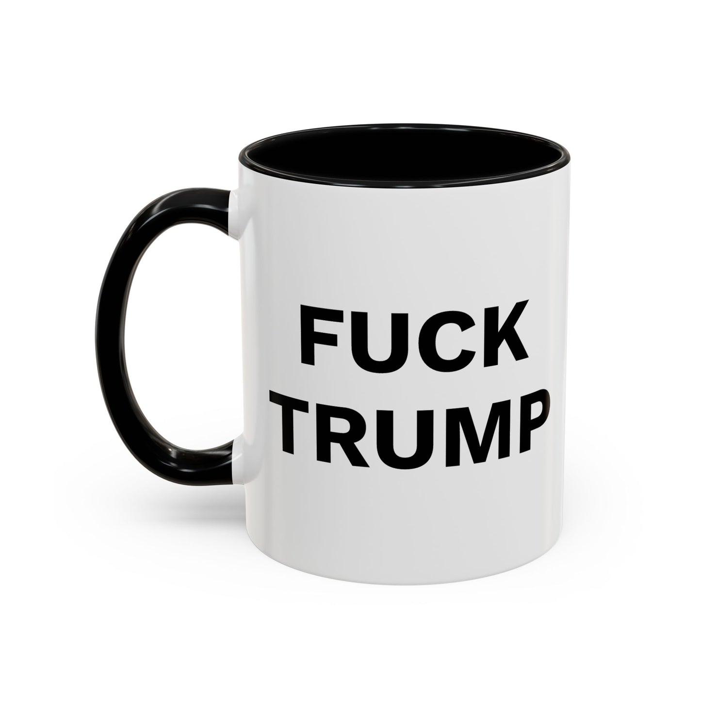 FUCK TRUMP - 2 Sided Design - Accent Coffee Mug (11, 15oz)