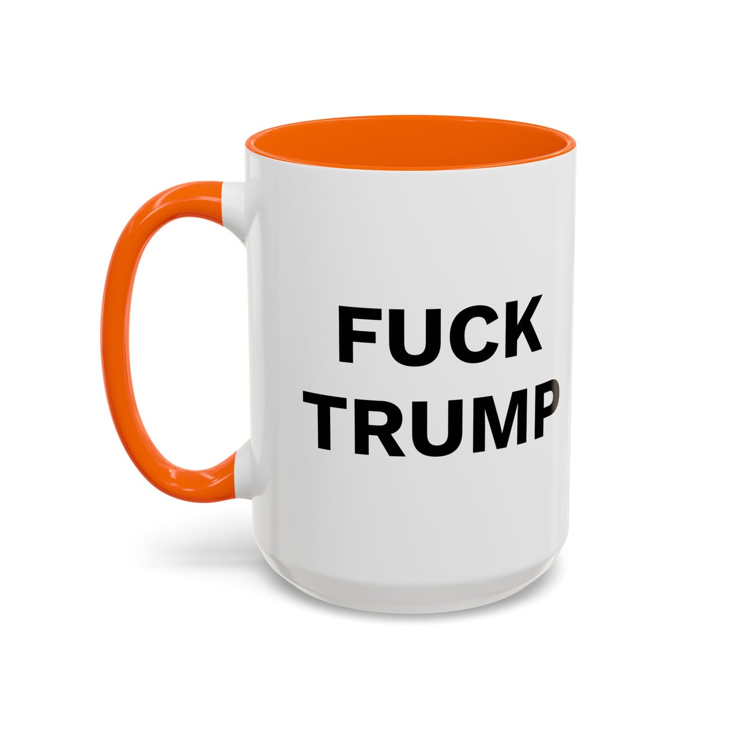 FUCK TRUMP - 2 Sided Design - Accent Coffee Mug (11, 15oz)