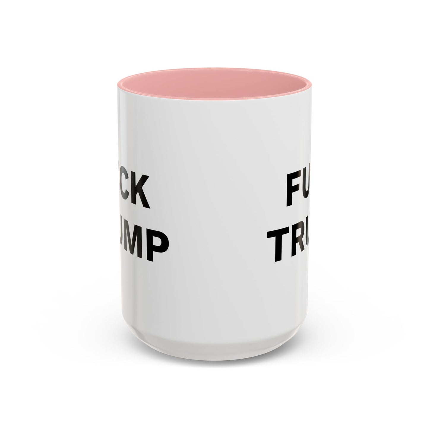 FUCK TRUMP - 2 Sided Design - Accent Coffee Mug (11, 15oz)