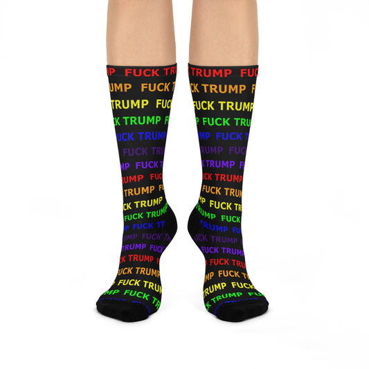 FUCK TRUMP - Black Socks