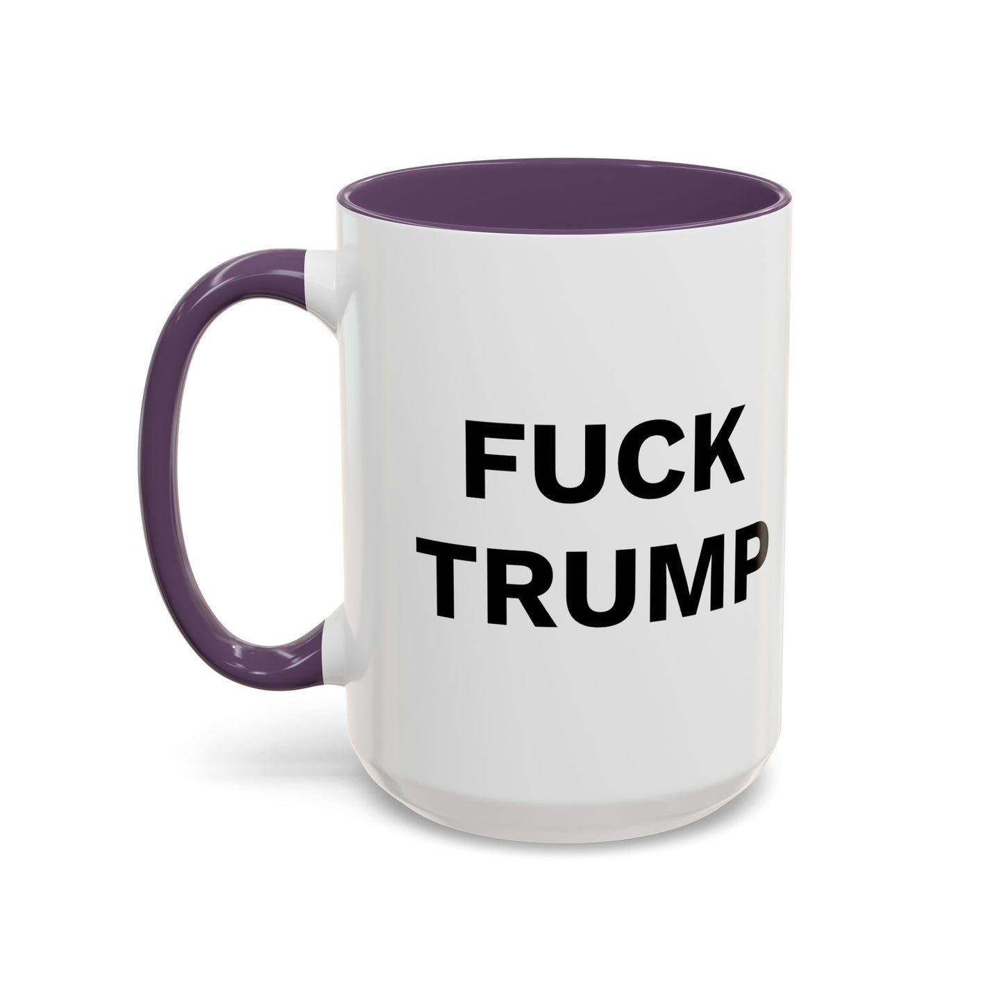 FUCK TRUMP - 2 Sided Design - Accent Coffee Mug (11, 15oz)