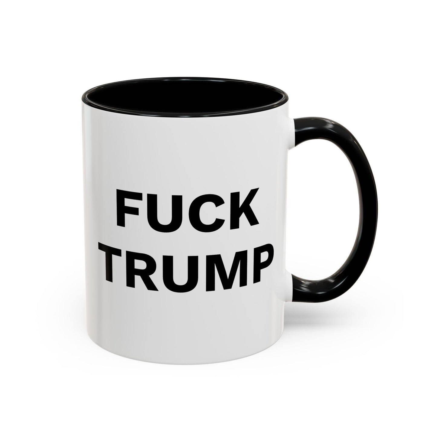 FUCK TRUMP - 2 Sided Design - Accent Coffee Mug (11, 15oz)