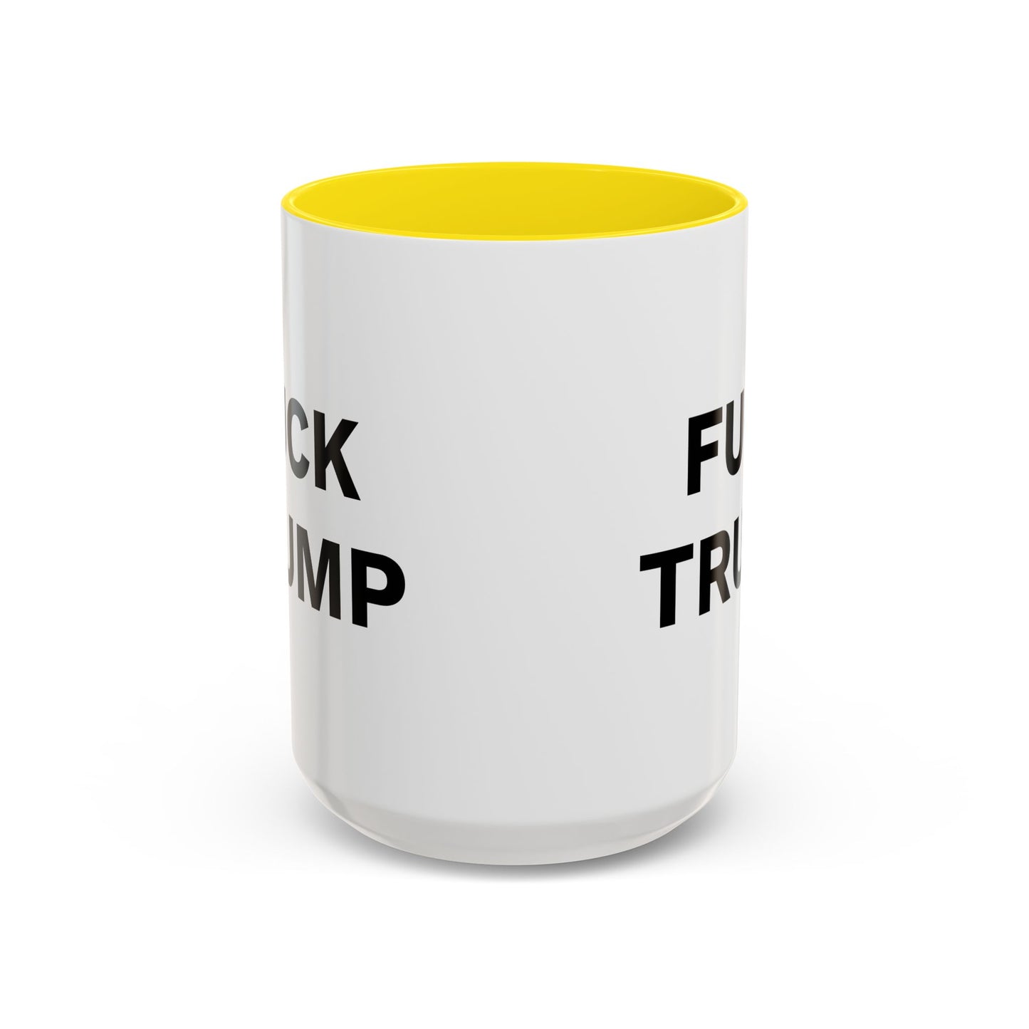 FUCK TRUMP - 2 Sided Design - Accent Coffee Mug (11, 15oz)
