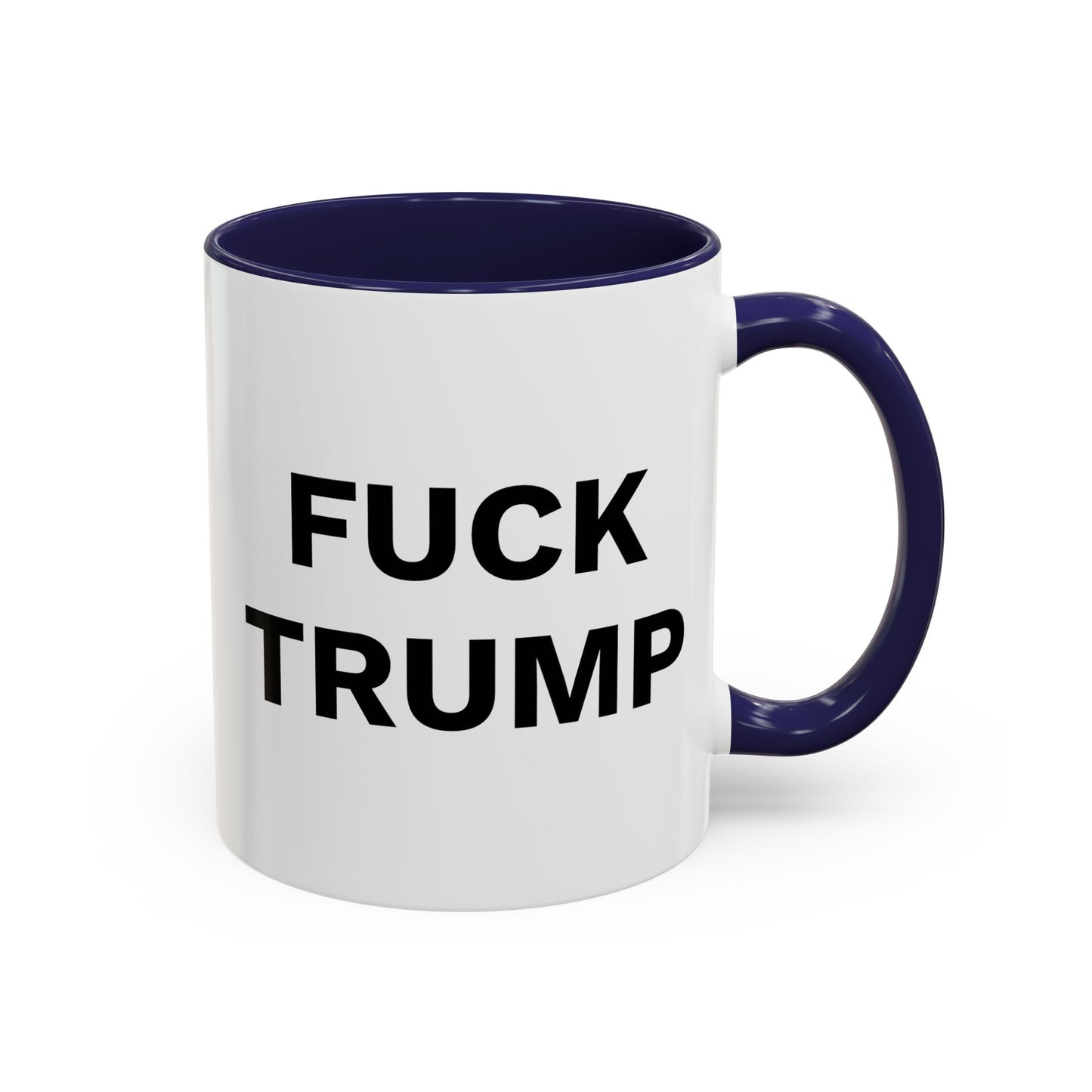 FUCK TRUMP - 2 Sided Design - Accent Coffee Mug (11, 15oz)
