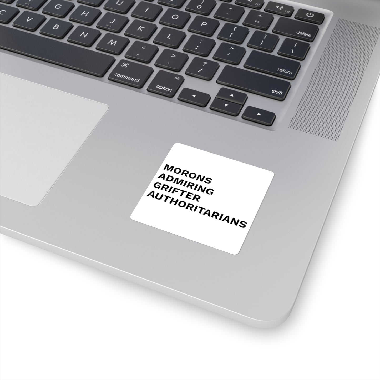 MORONS ADMIRING GRIFTER AUTHORITARIANS - Sticker