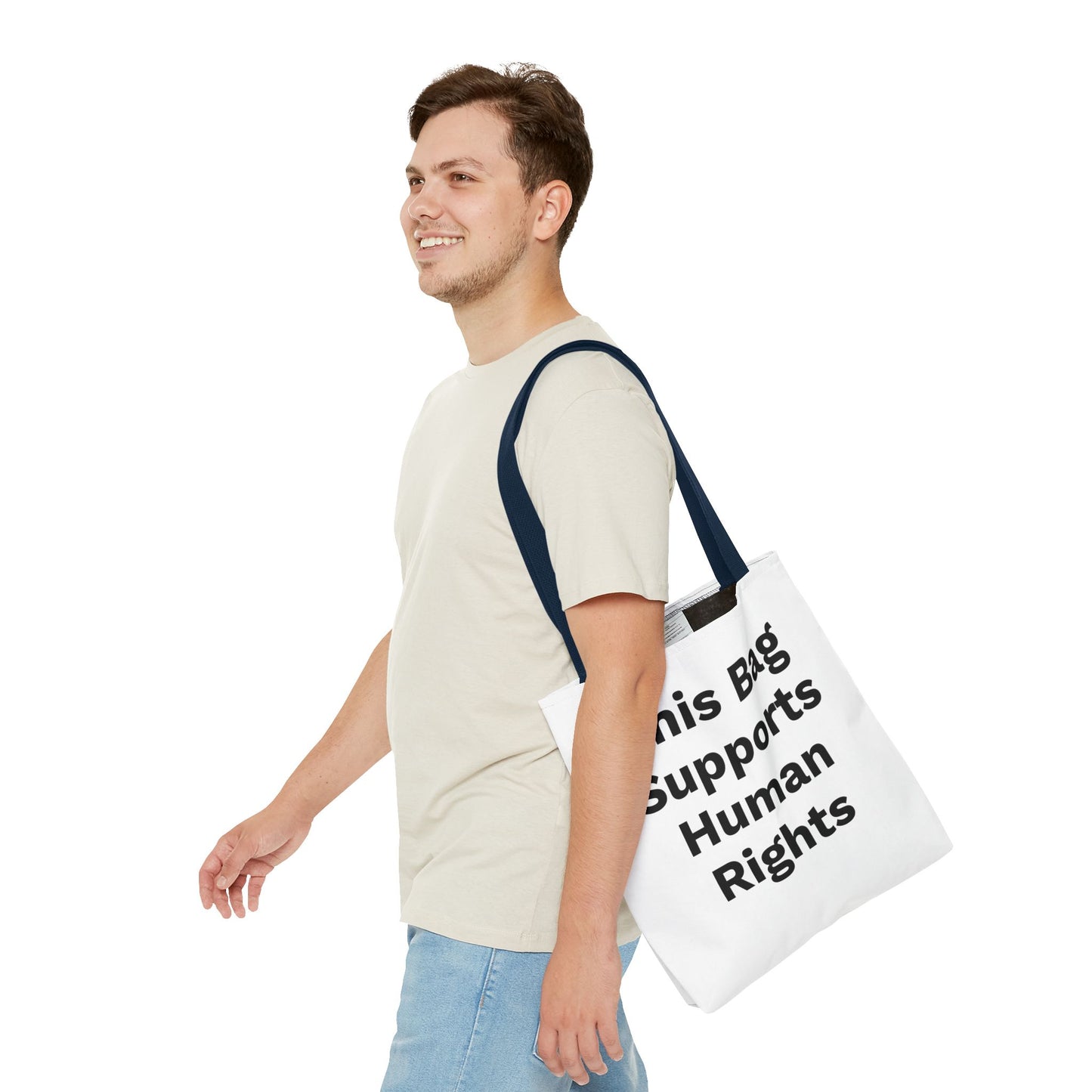 THIS BAG SUPPORTS HUMAN RIGHTS - Eco-Friendly Tote Bag