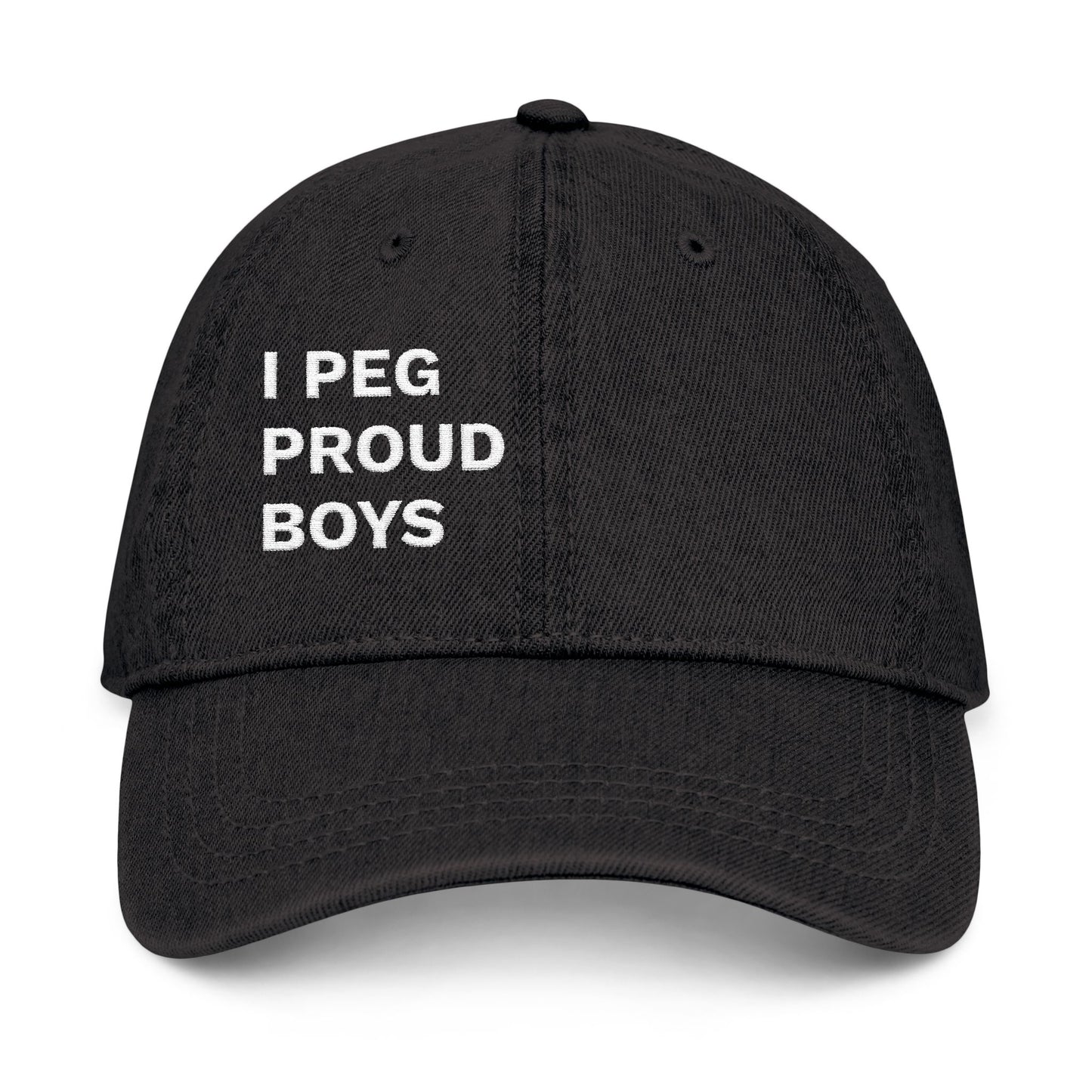 I PEG PROUD BOYS - Denim Hat (Embroidery)