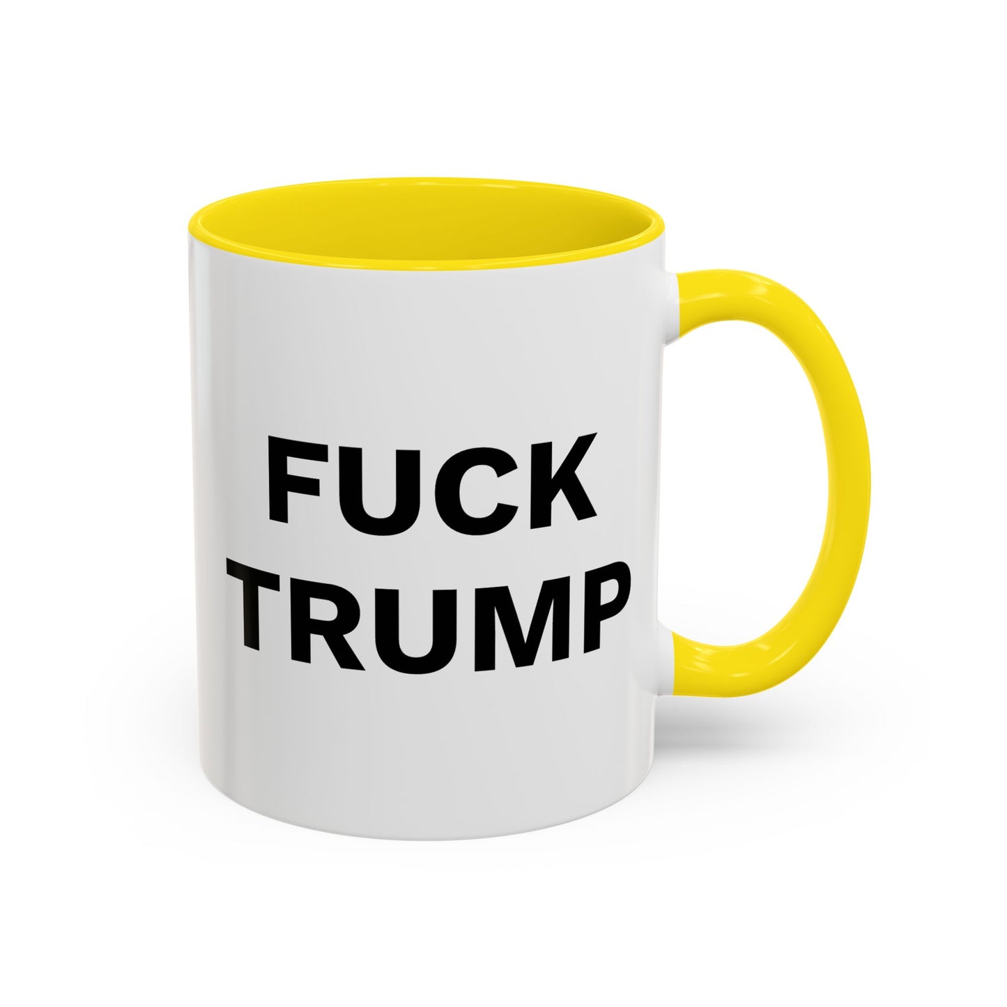 FUCK TRUMP - 2 Sided Design - Accent Coffee Mug (11, 15oz)