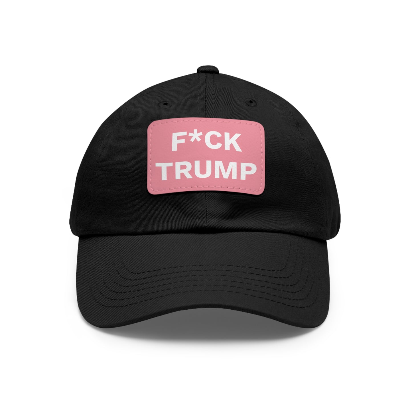 F*CK TRUMP - Dad Hat with Leather Patch