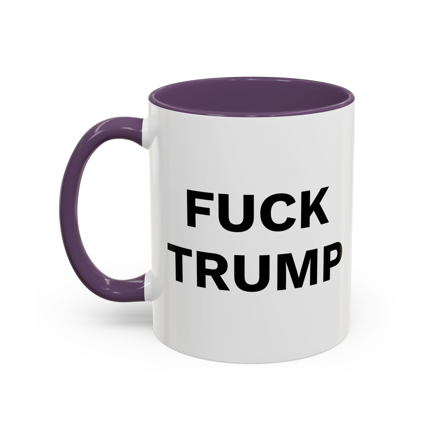 FUCK TRUMP - 2 Sided Design - Accent Coffee Mug (11, 15oz)