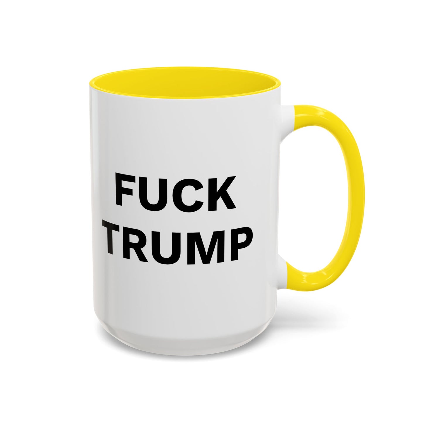 FUCK TRUMP - 2 Sided Design - Accent Coffee Mug (11, 15oz)