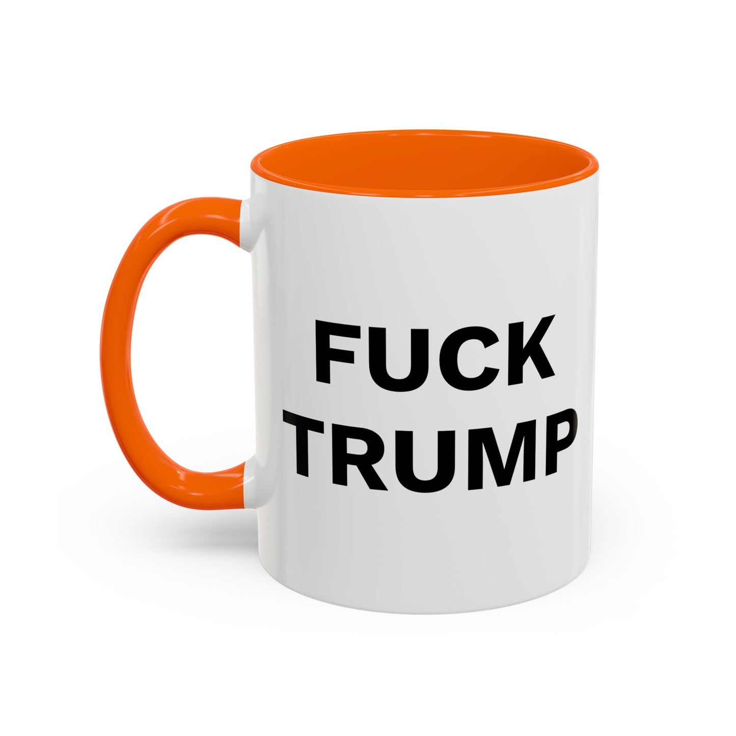 FUCK TRUMP - 2 Sided Design - Accent Coffee Mug (11, 15oz)