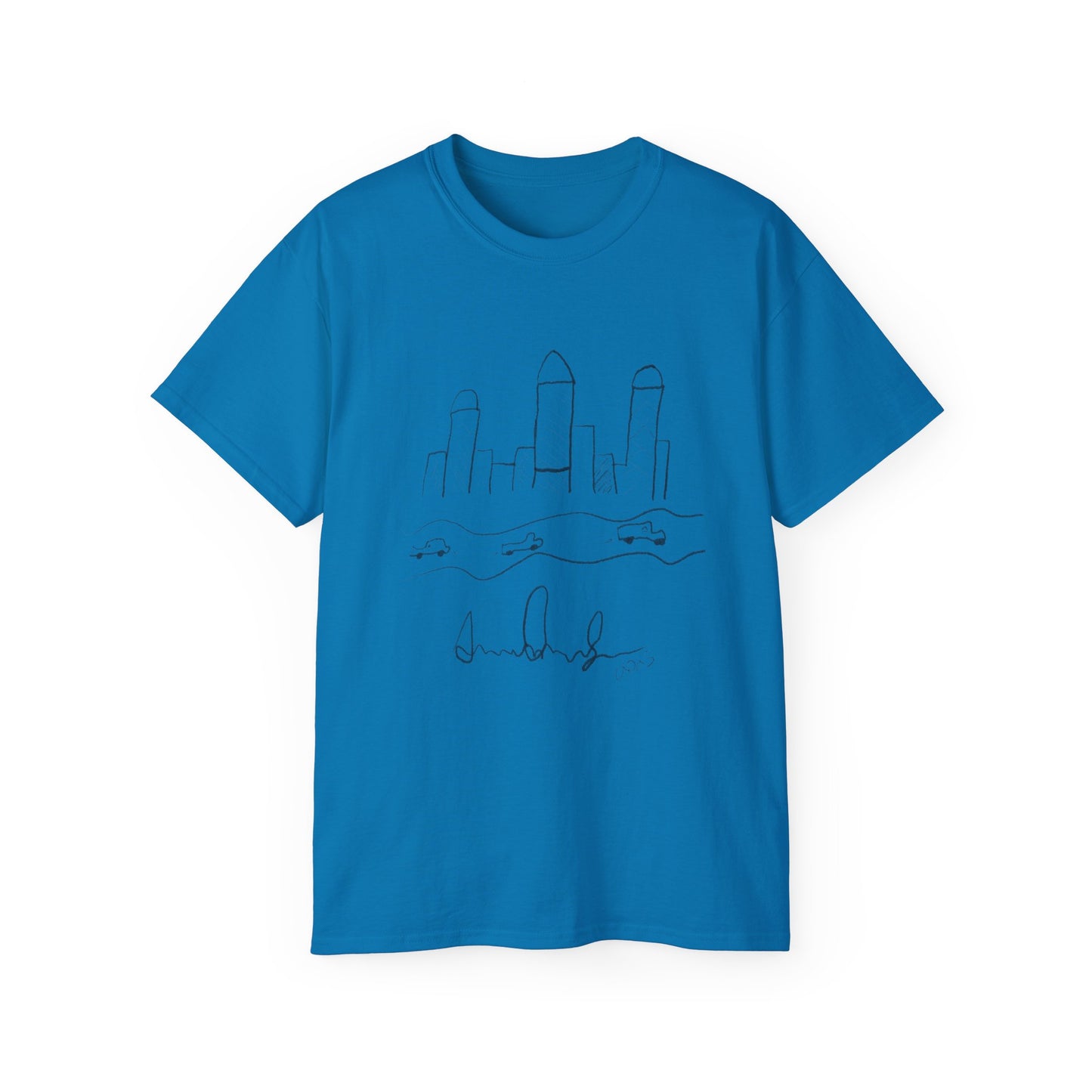"I never wrote a picture in my life" - T-shirt w/ quote on back