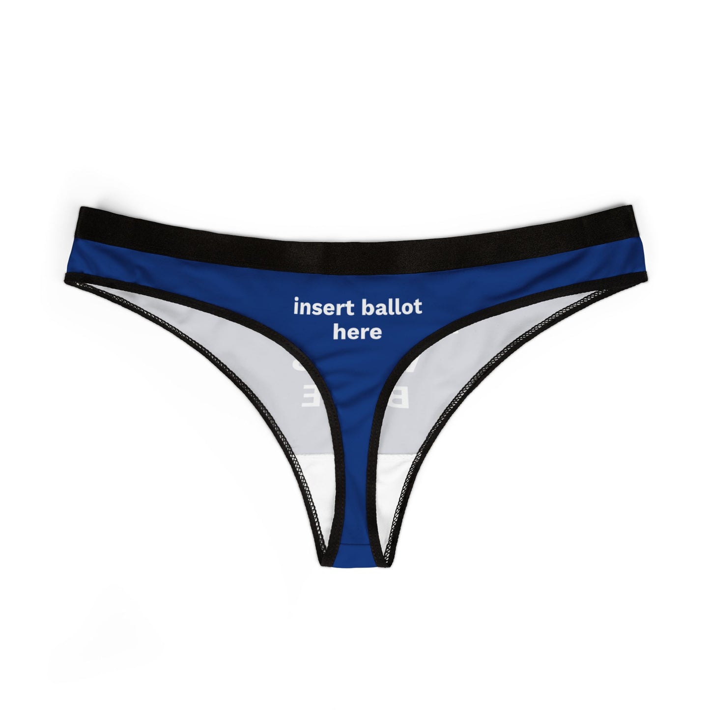 THIS PUSSY VOTES BLUE - Women's Thongs