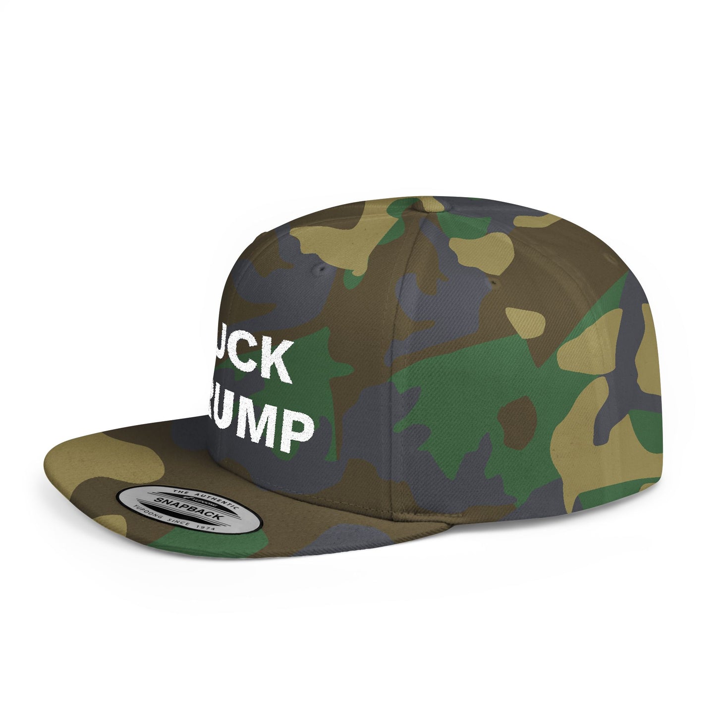 FUCK TRUMP - Flat Bill Snapback Cap